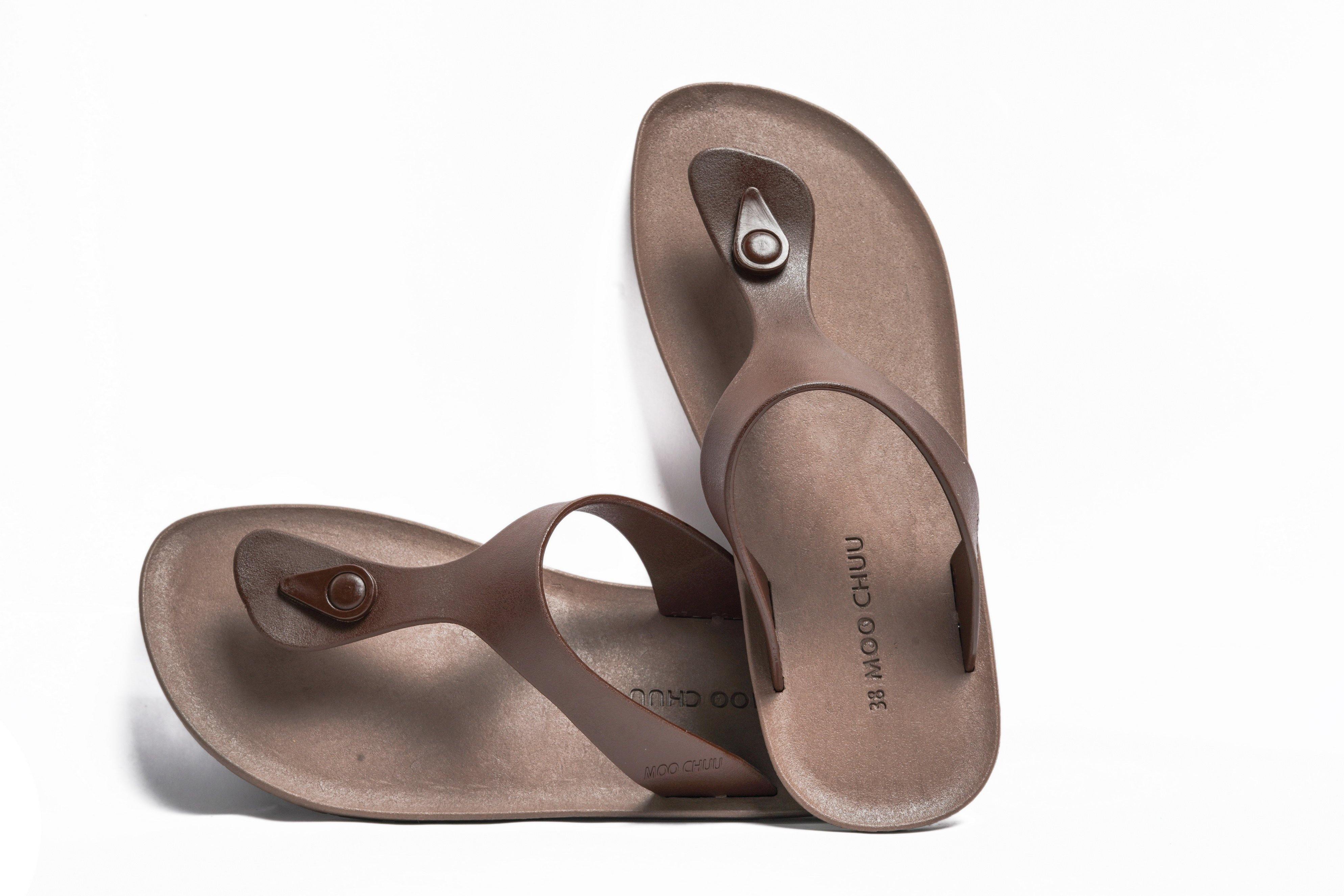 Candy Brown Sole Brown Strap - Moo Chuu India