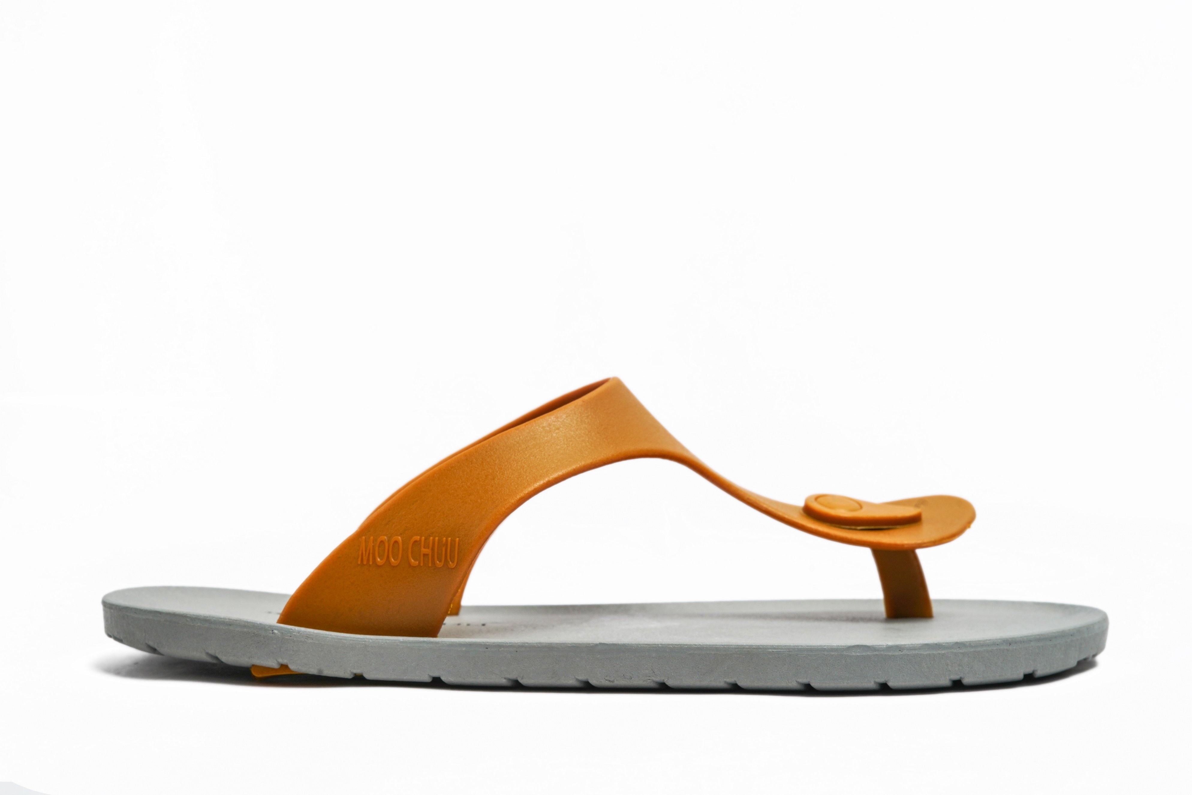Candy Grey Sole Caramel Strap - Moo Chuu India