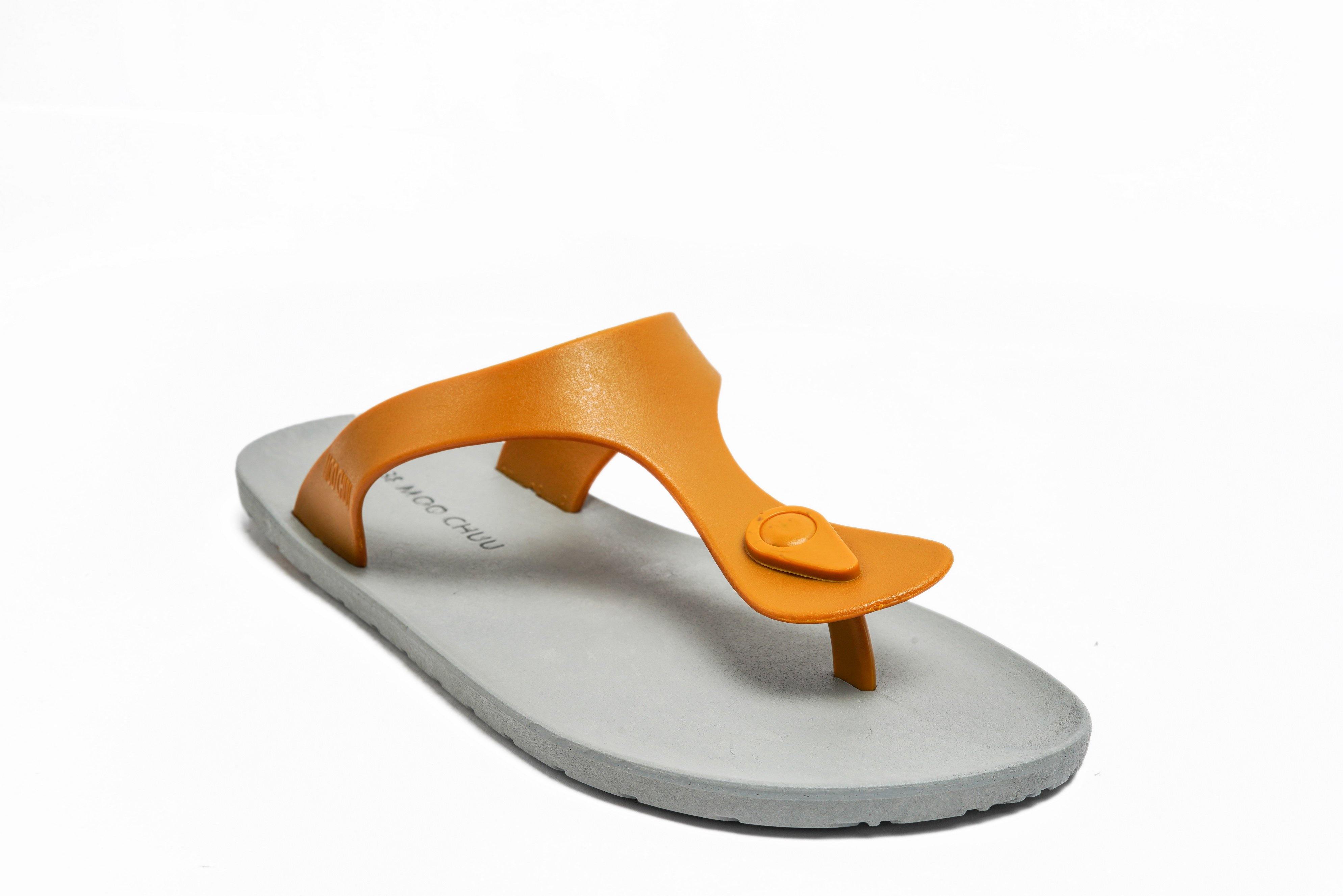 Candy Grey Sole Caramel Strap - Moo Chuu India