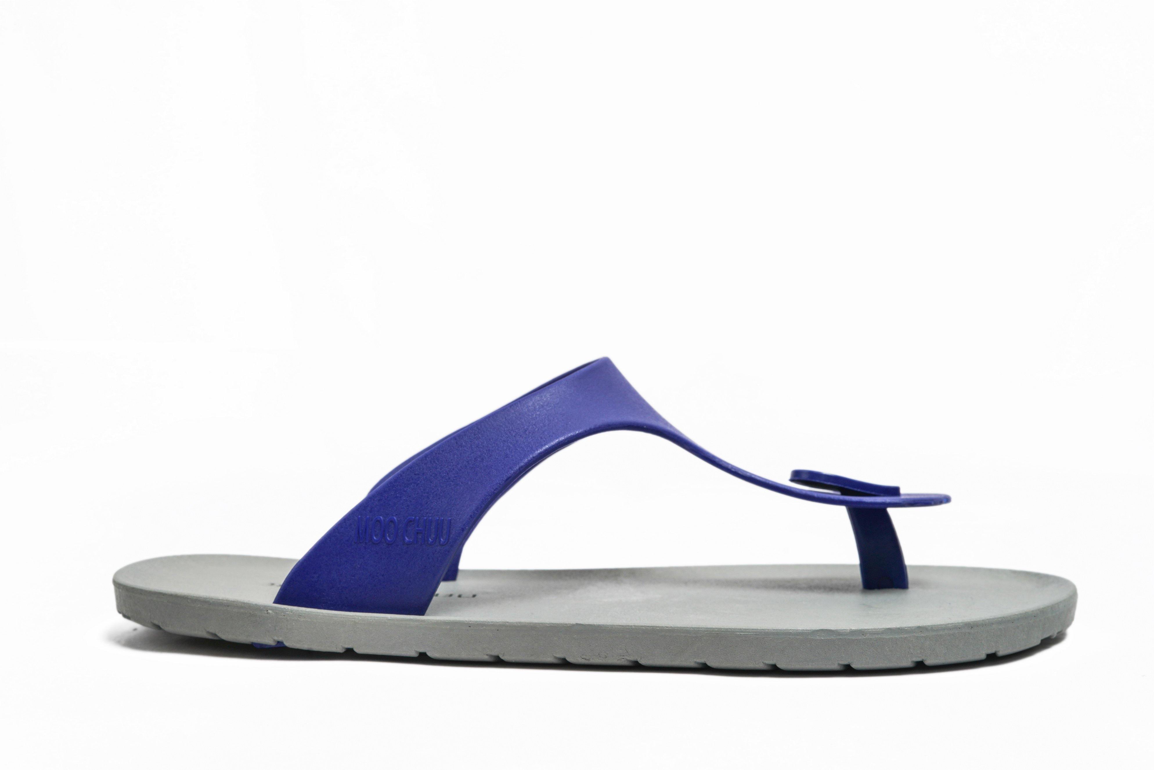 Candy Grey Sole Blue Strap - Moo Chuu India