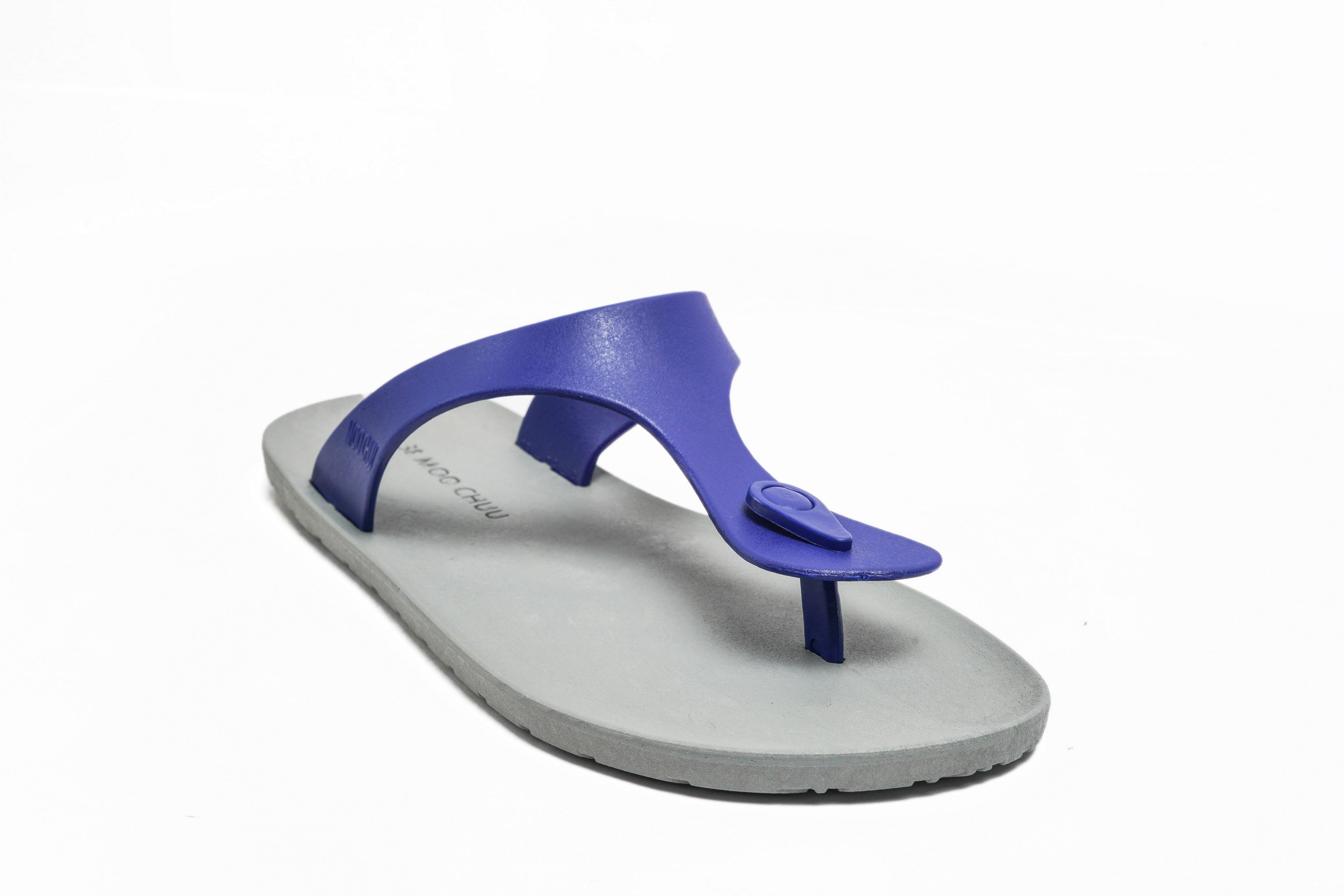 Candy Grey Sole Blue Strap - Moo Chuu India