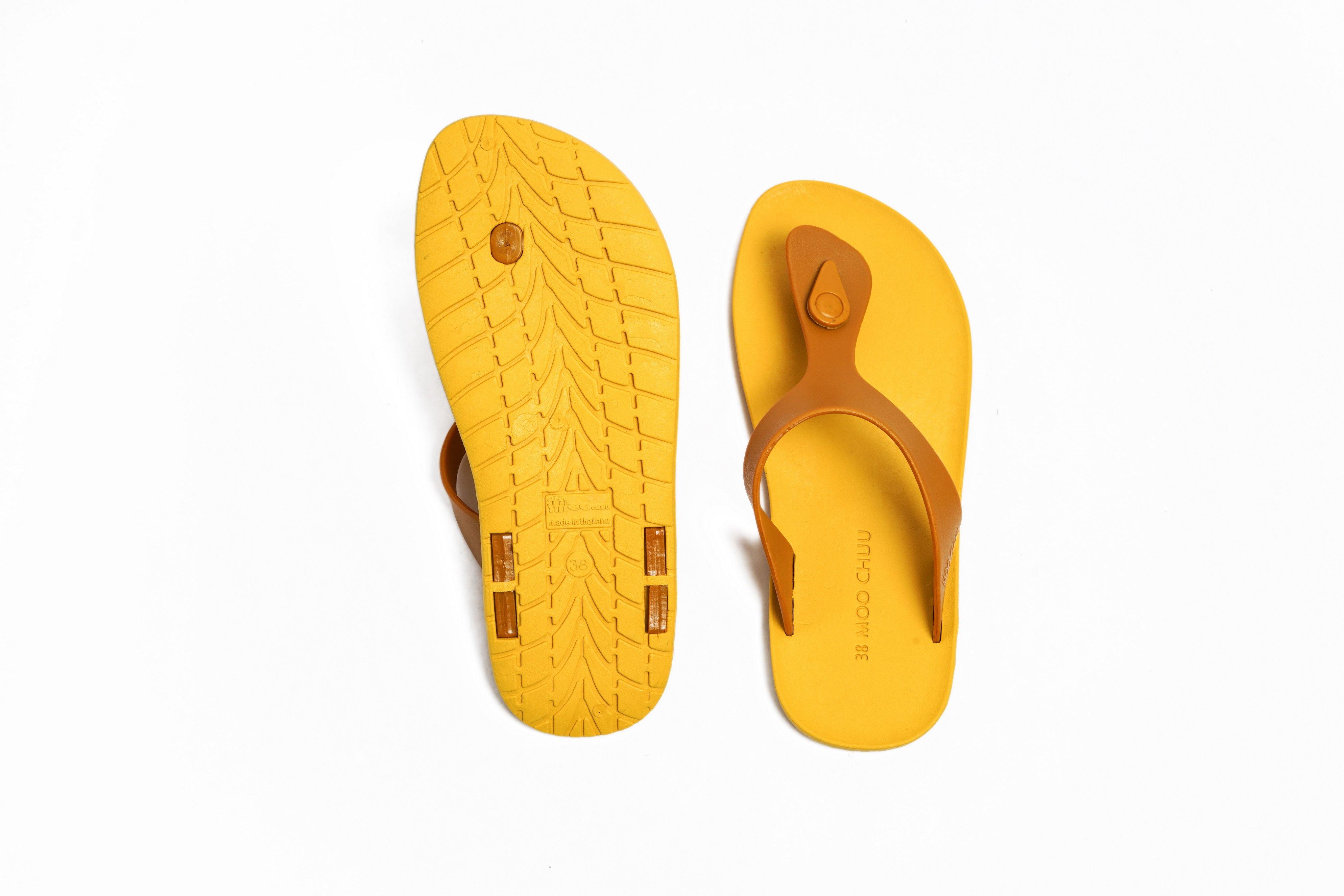Candy Yellow Sole Caramel Strap - Moo Chuu India