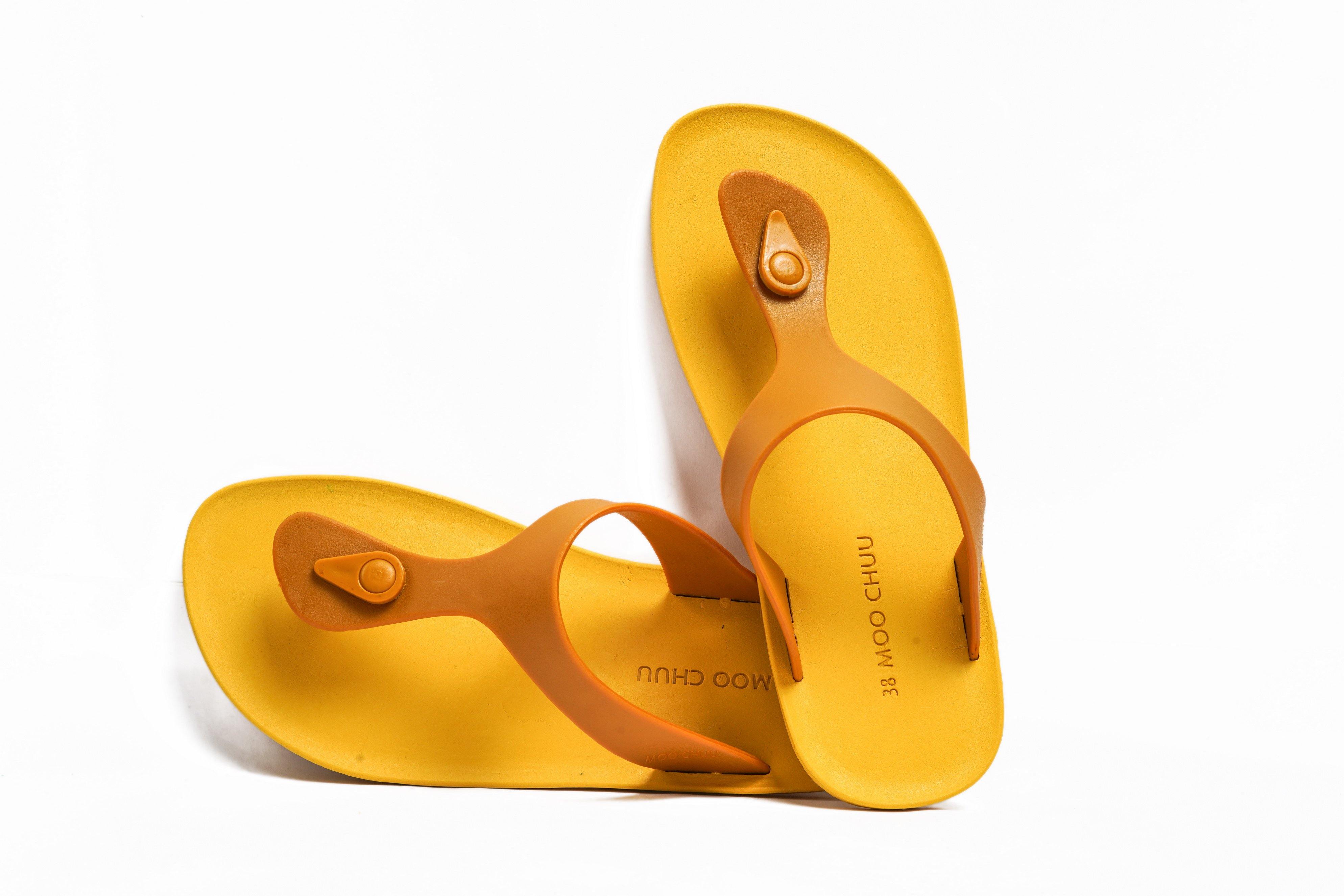 Candy Yellow Sole Caramel Strap - Moo Chuu India