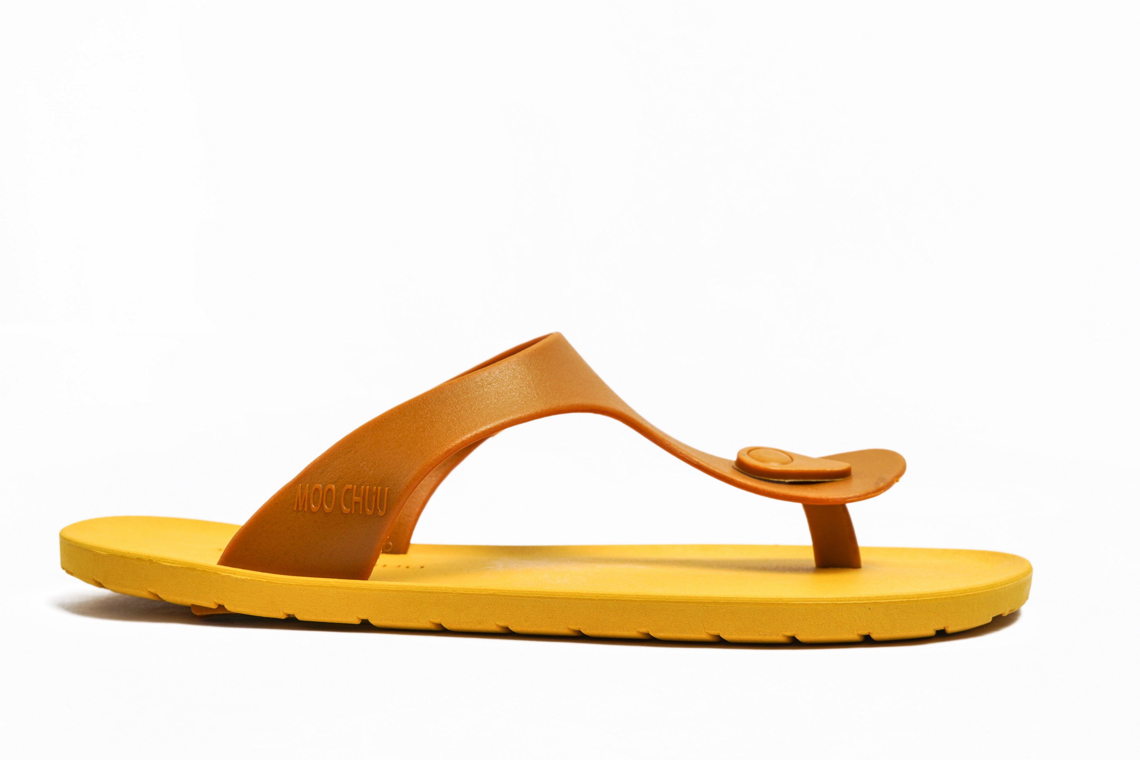 Candy Yellow Sole Caramel Strap - Moo Chuu India