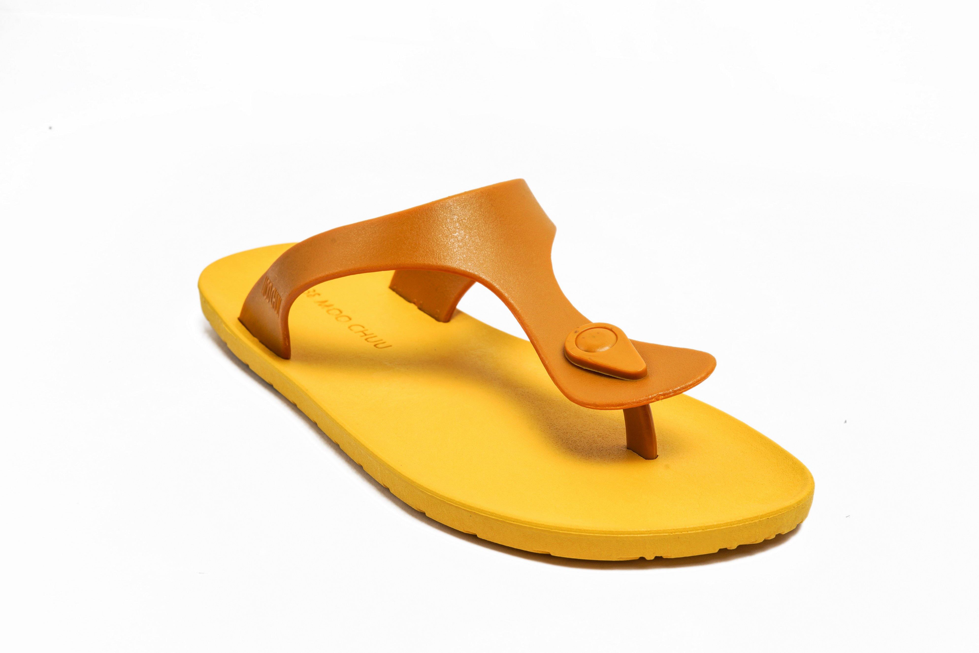 Candy Yellow Sole Caramel Strap - Moo Chuu India