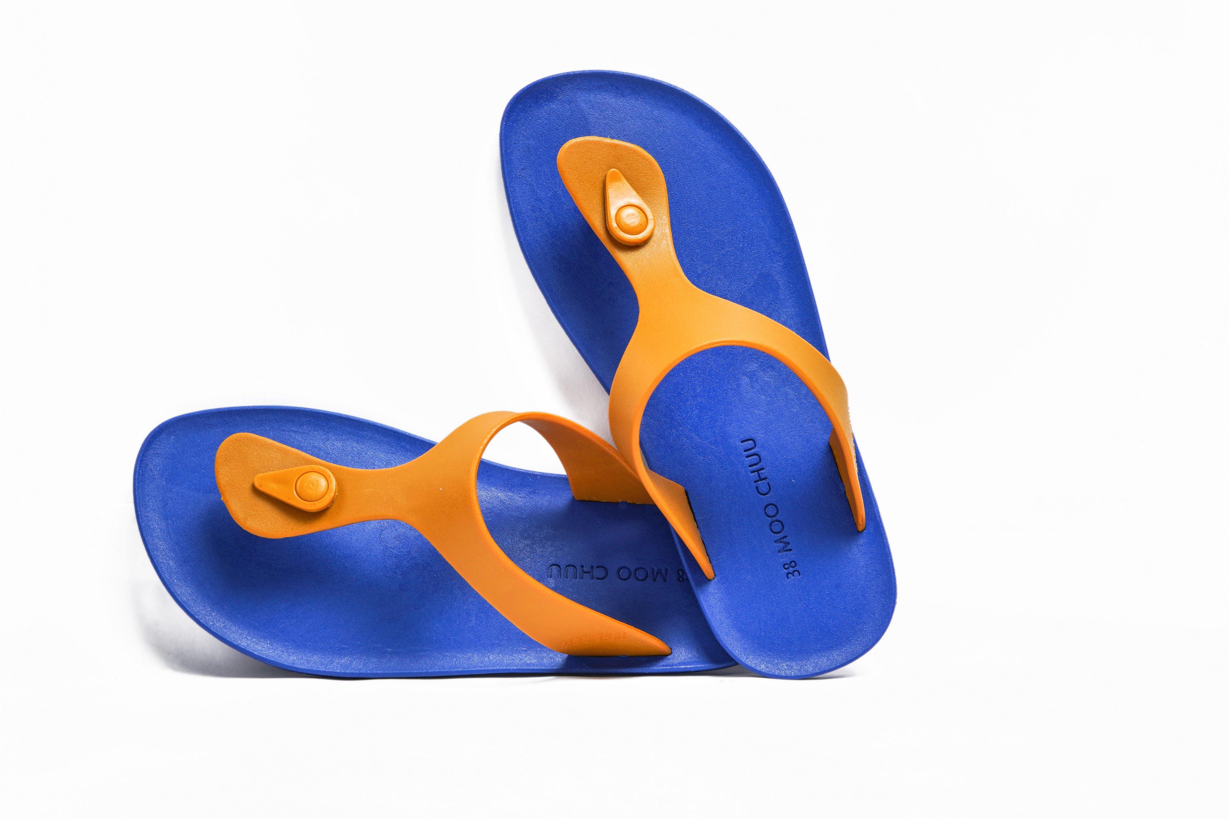 Candy Blue Sole Caramel Strap - Moo Chuu India