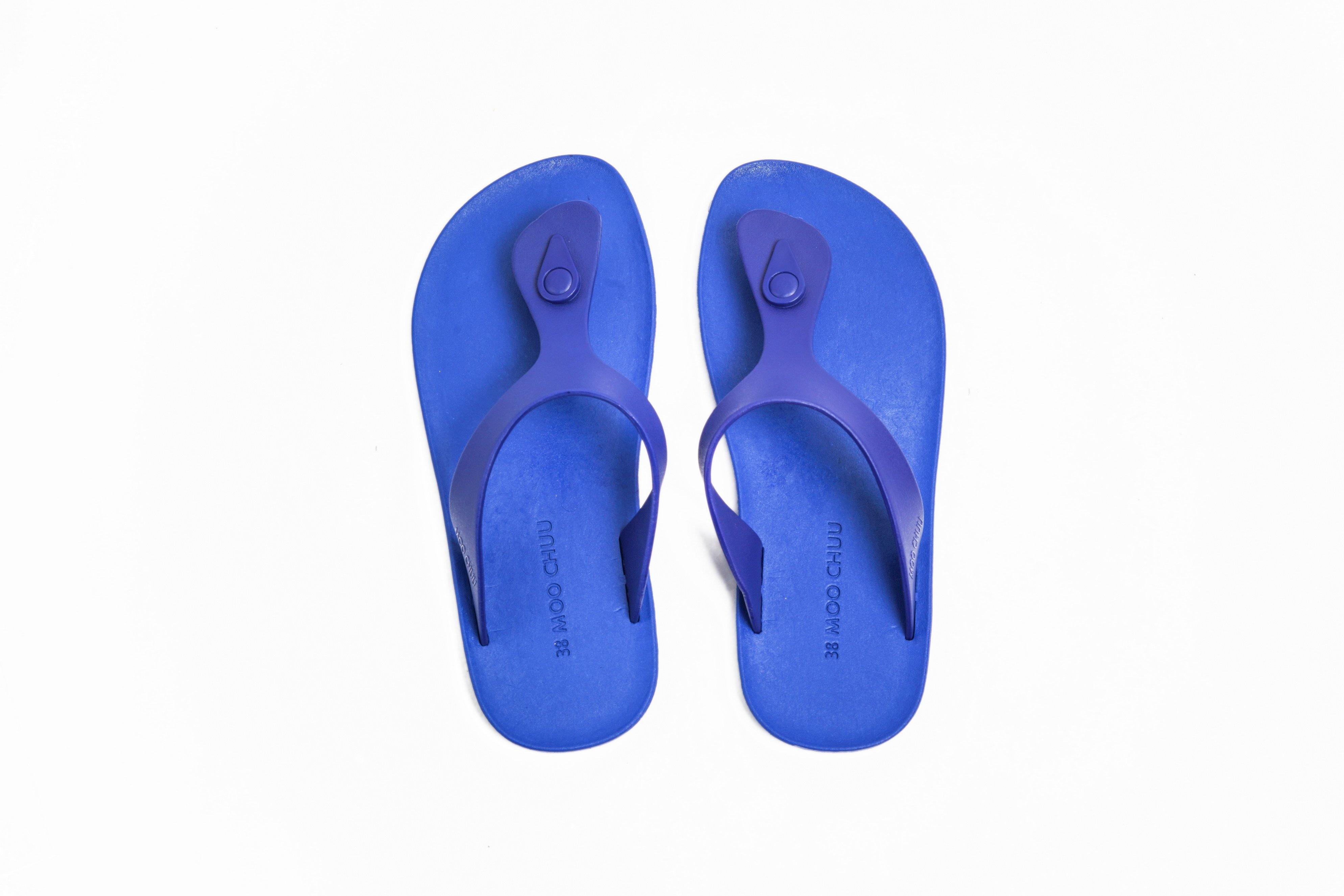 Candy Blue Sole Blue Strap - Moo Chuu India