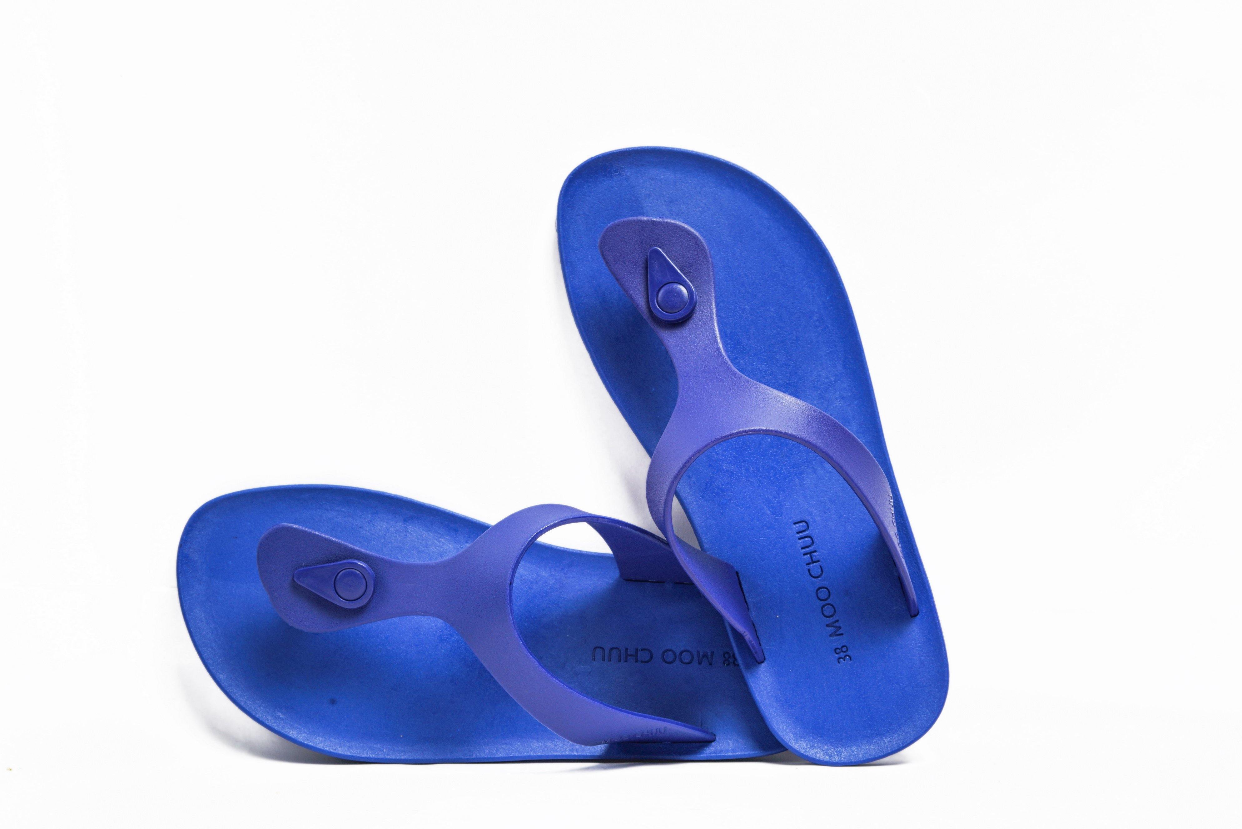 Candy Blue Sole Blue Strap - Moo Chuu India