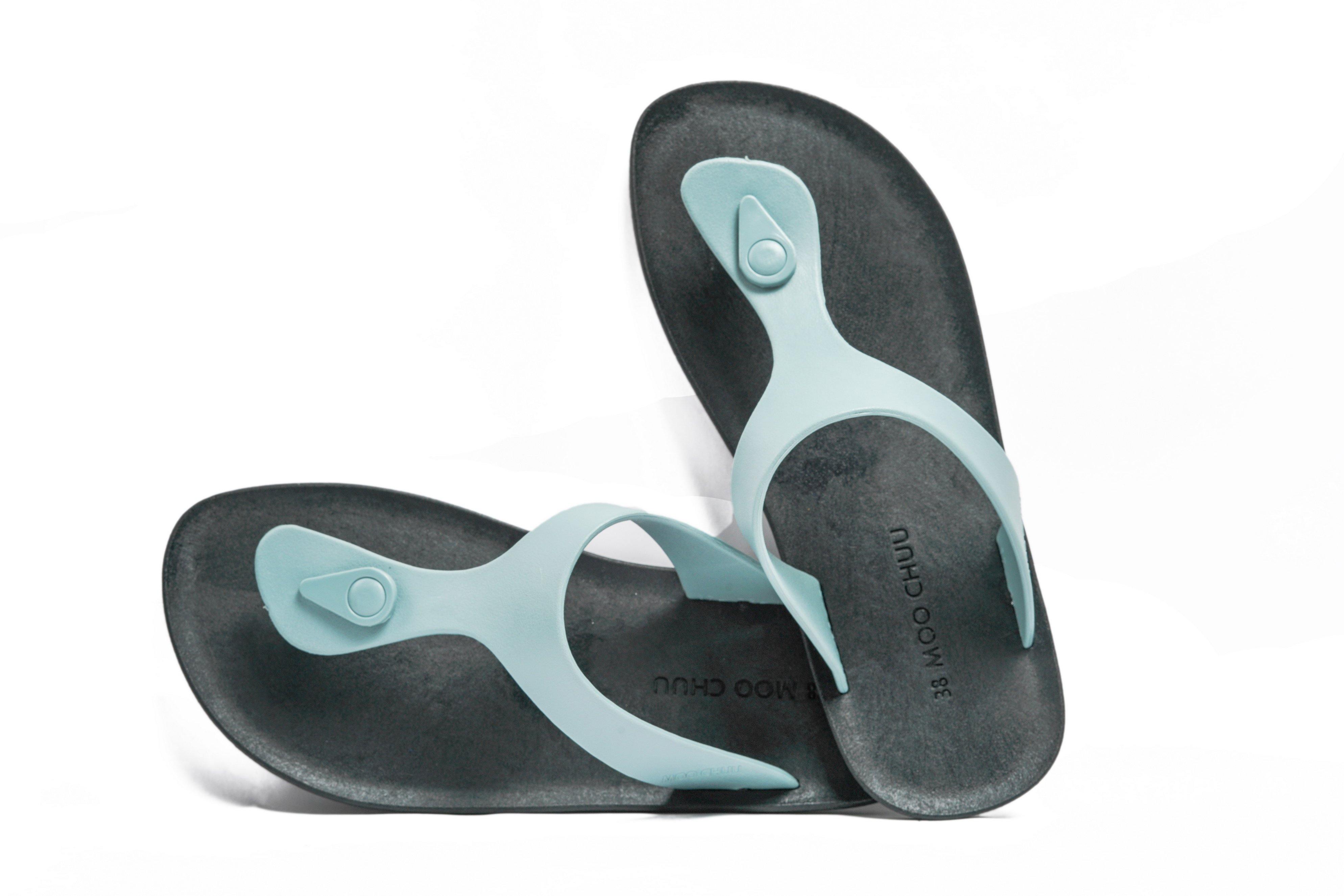 Candy Black Sole Grey Strap - Moo Chuu India