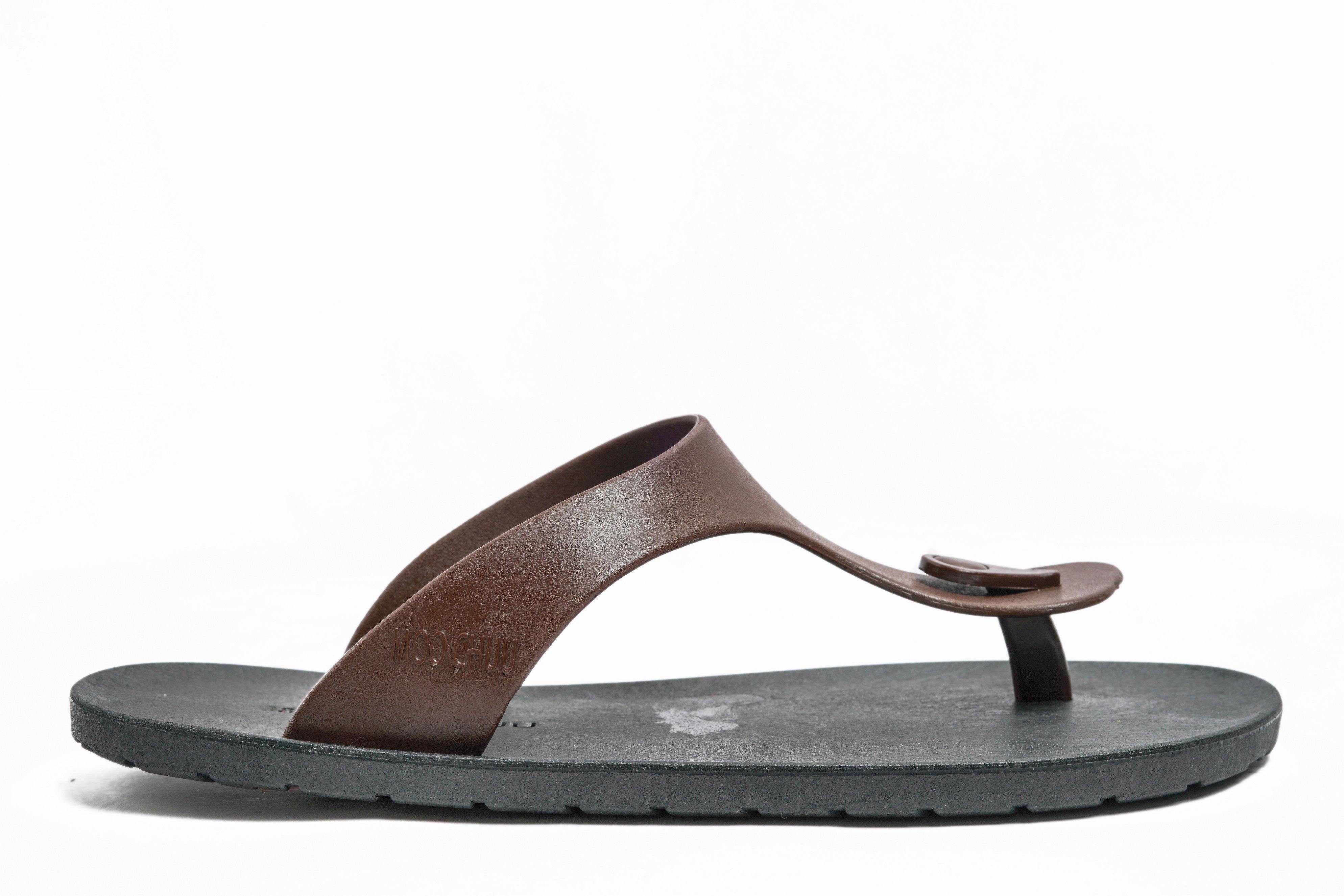 Candy Black Sole Brown Strap - Moo Chuu India