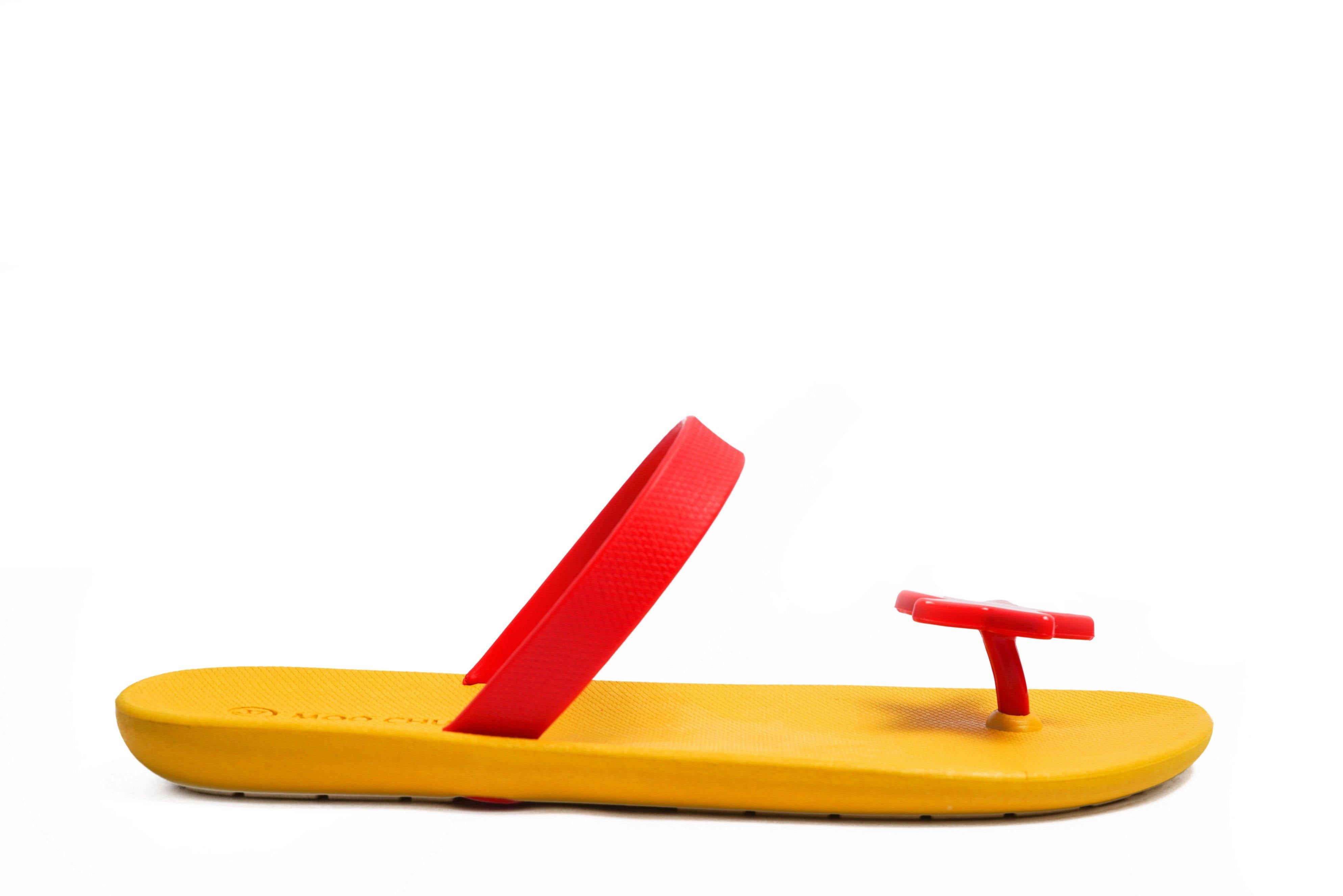 Sweety Star Yellow Sole Red Strap - Moo Chuu India