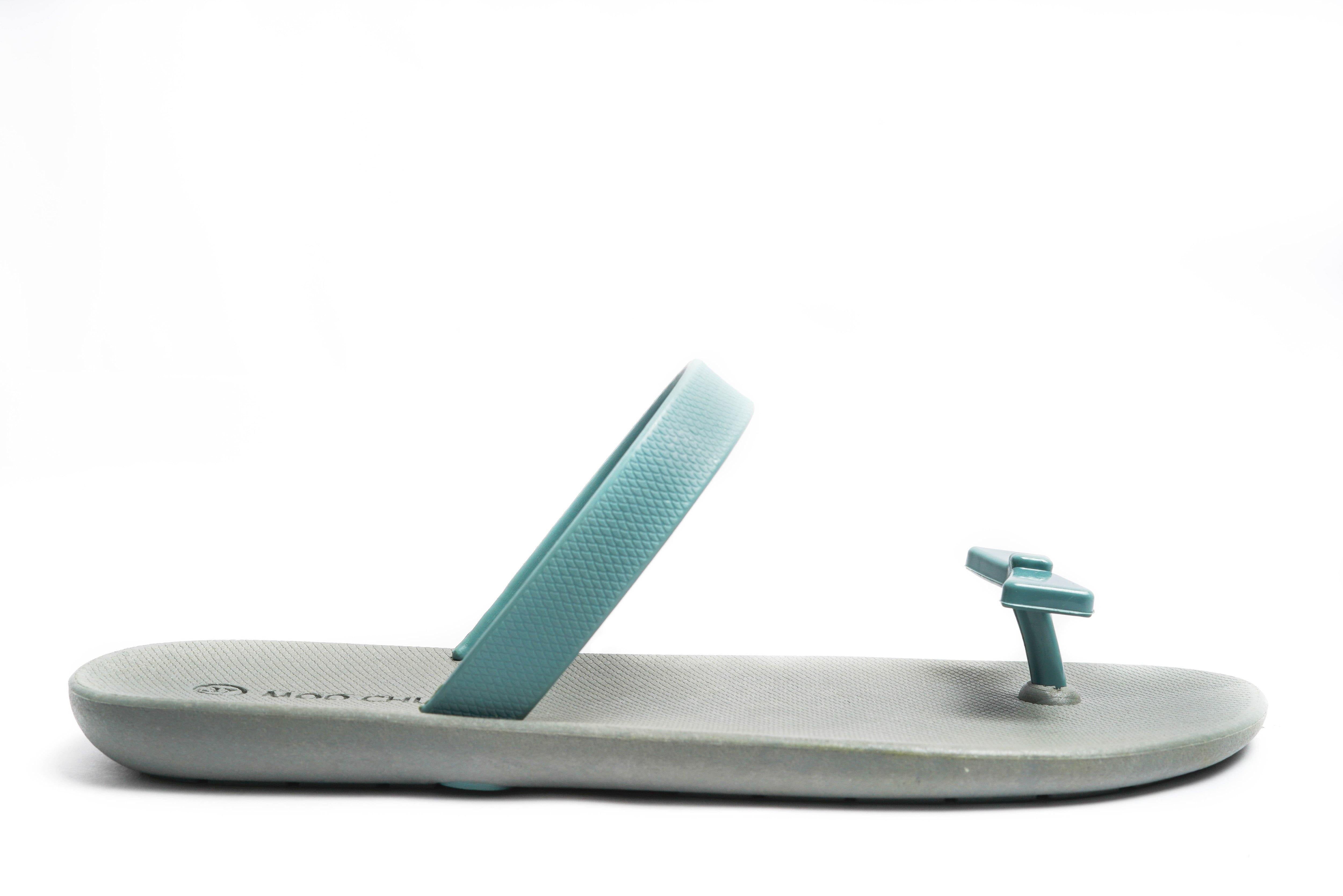 Sweety Bow Grey Sole Grey Strap - Moo Chuu India