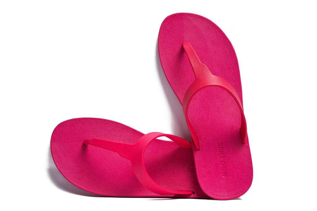 Thongs Pink Sole Pink Strap - Moo Chuu India
