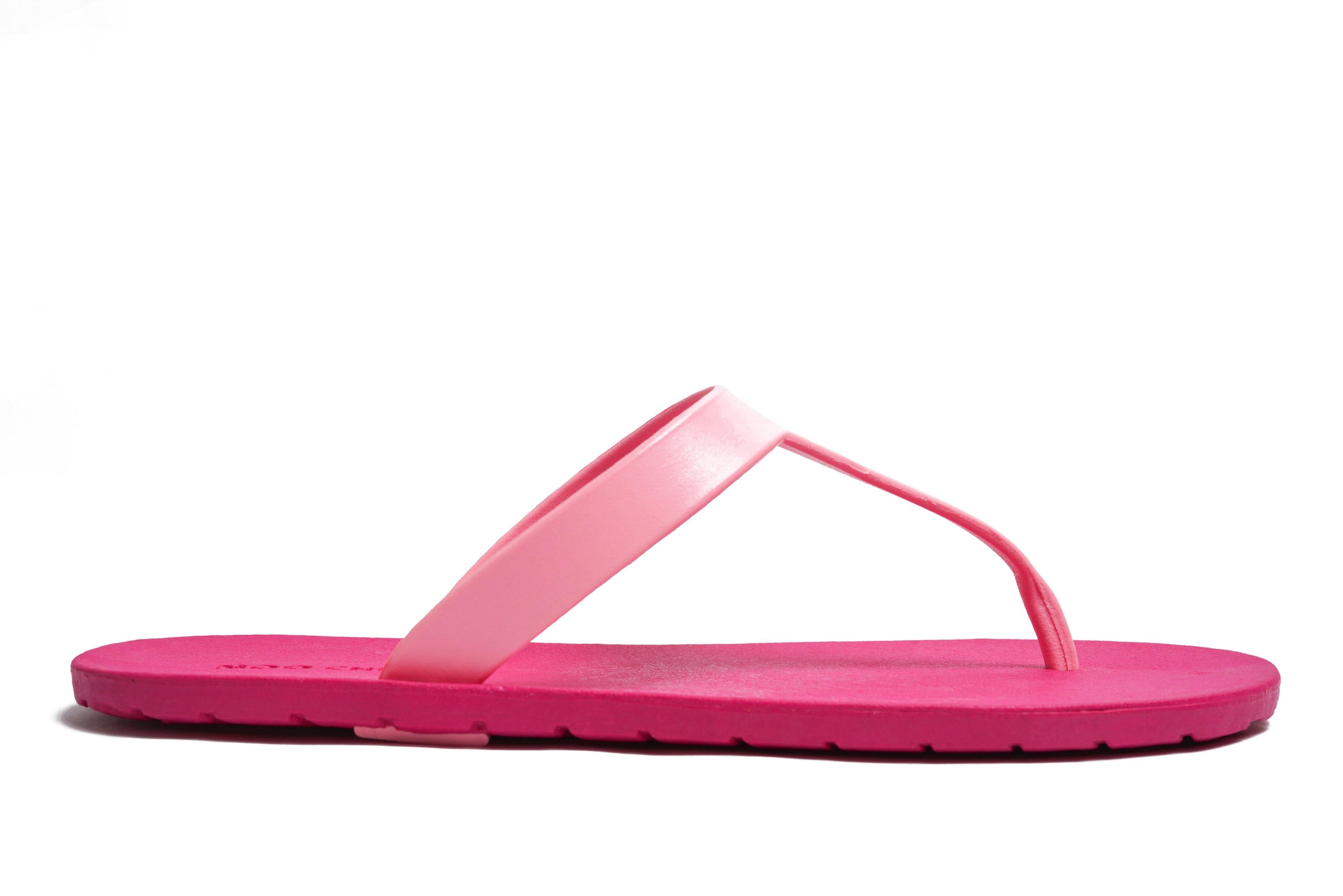 Thongs Pink Sole Light Pink Strap - Moo Chuu India