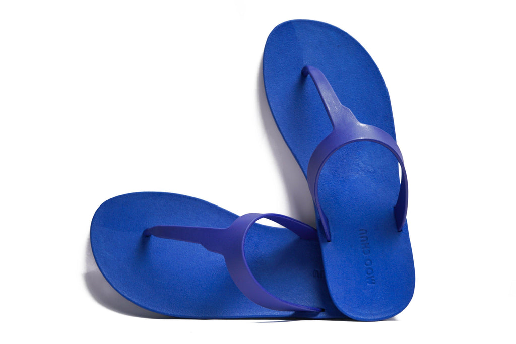 Thongs Blue Sole Blue Strap - Moo Chuu India
