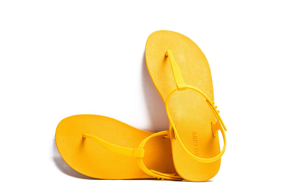 Saily Yellow Sole Yellow Strap - Moo Chuu India