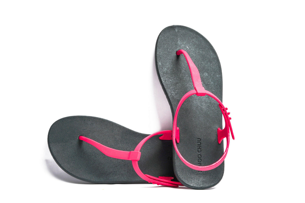 Saily Black Sole Pink Strap - Moo Chuu India