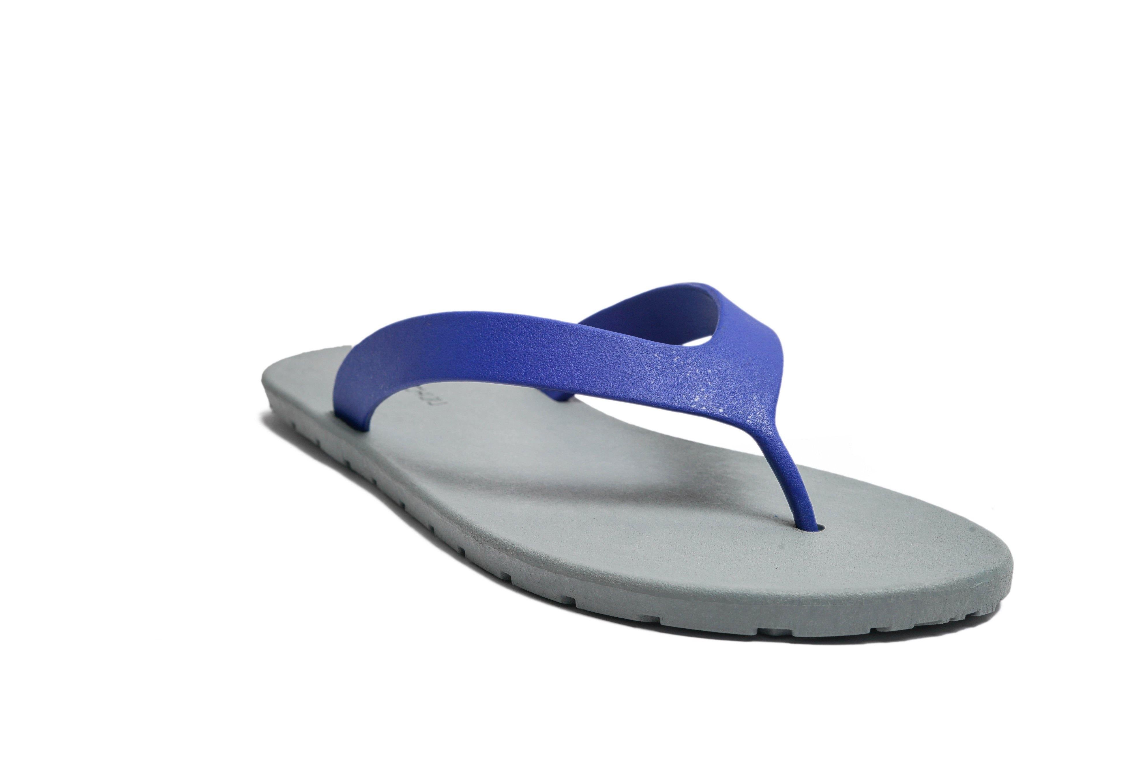 Flippy Grey Sole Blue Strap - Moo Chuu India