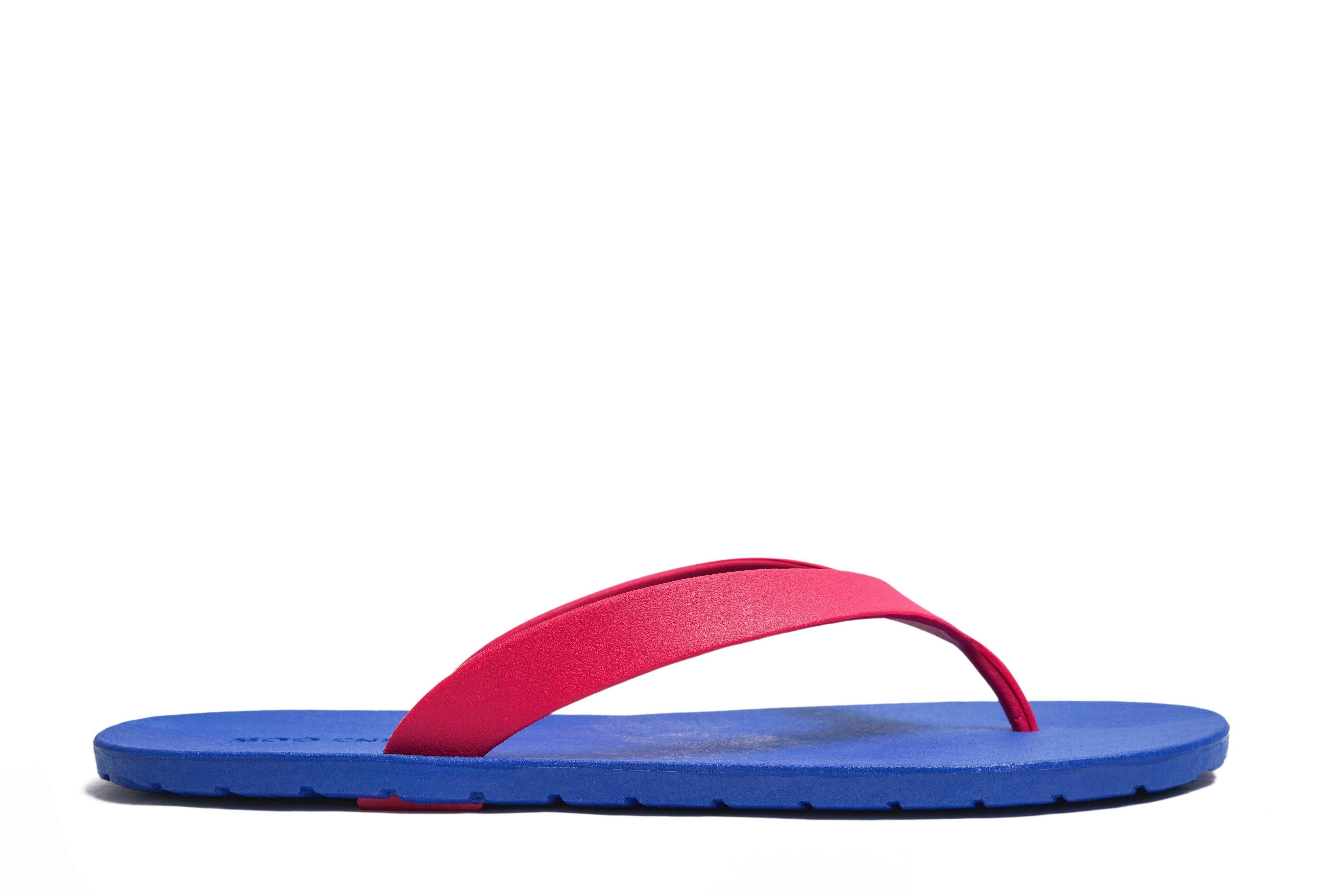 Flippy Blue Sole Pink Strap - Moo Chuu India