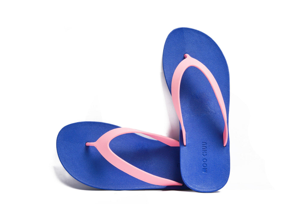 Flippy Blue Sole Light Pink Strap - Moo Chuu India