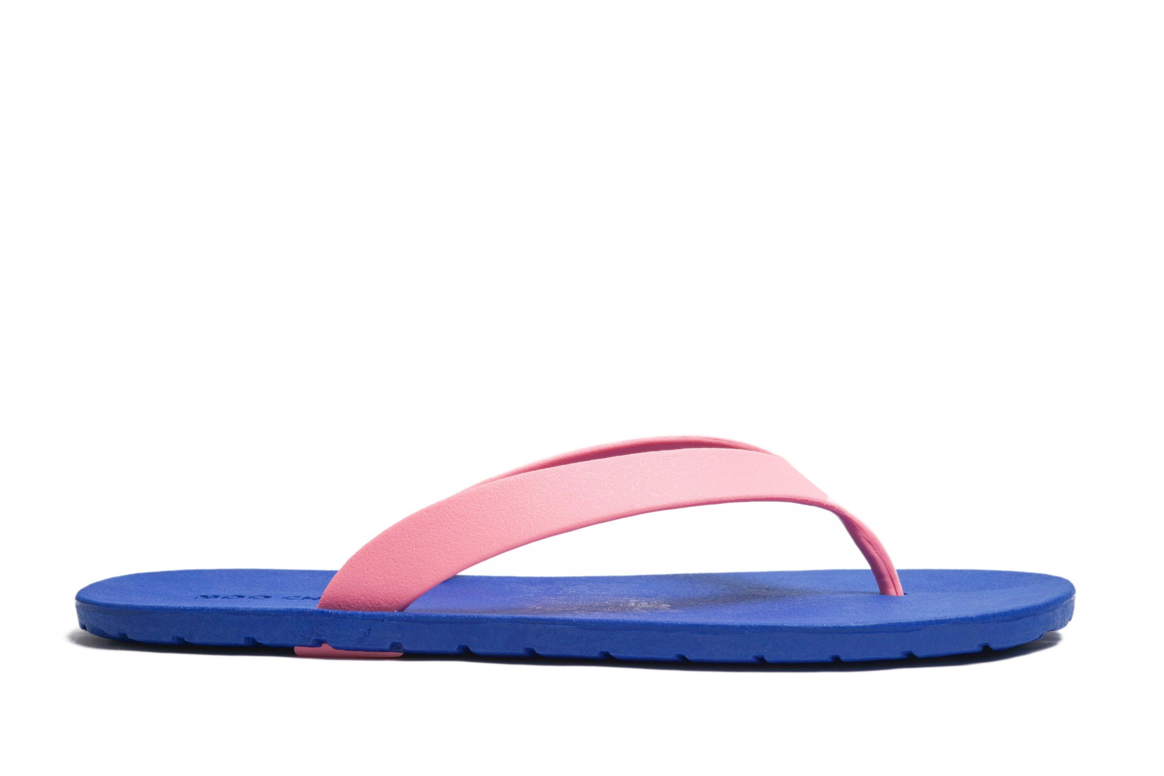Flippy Blue Sole Light Pink Strap - Moo Chuu India