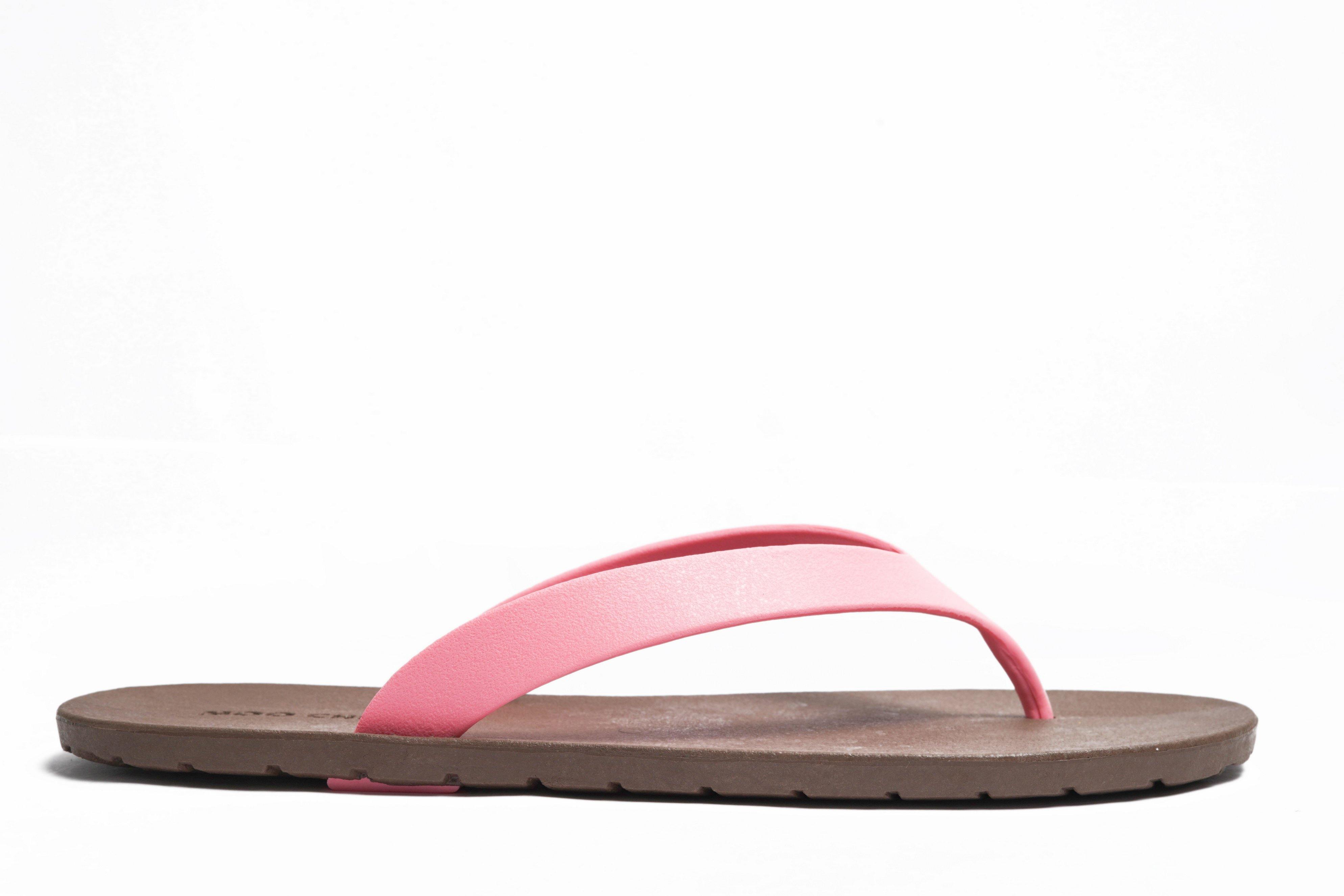 Flippy Brown Sole Light Pink Strap - Moo Chuu India