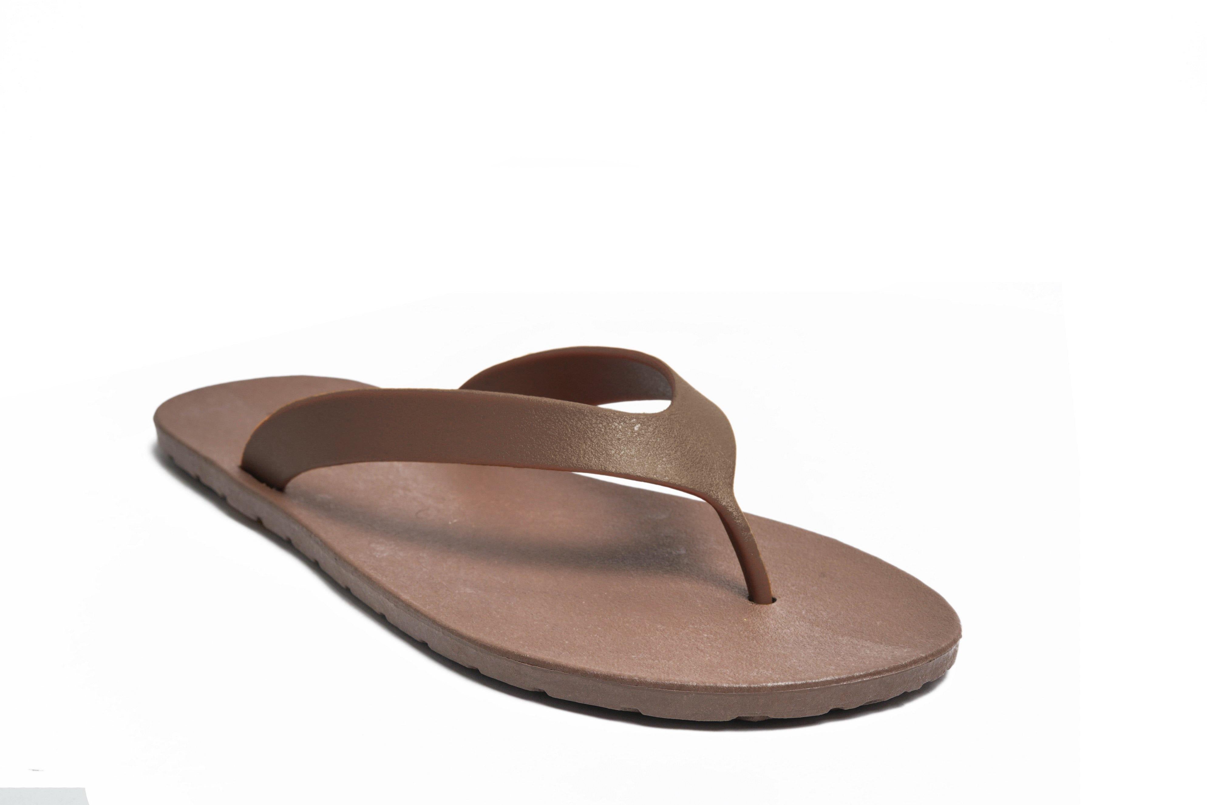 Flippy Brown Sole Brown Strap - Moo Chuu India