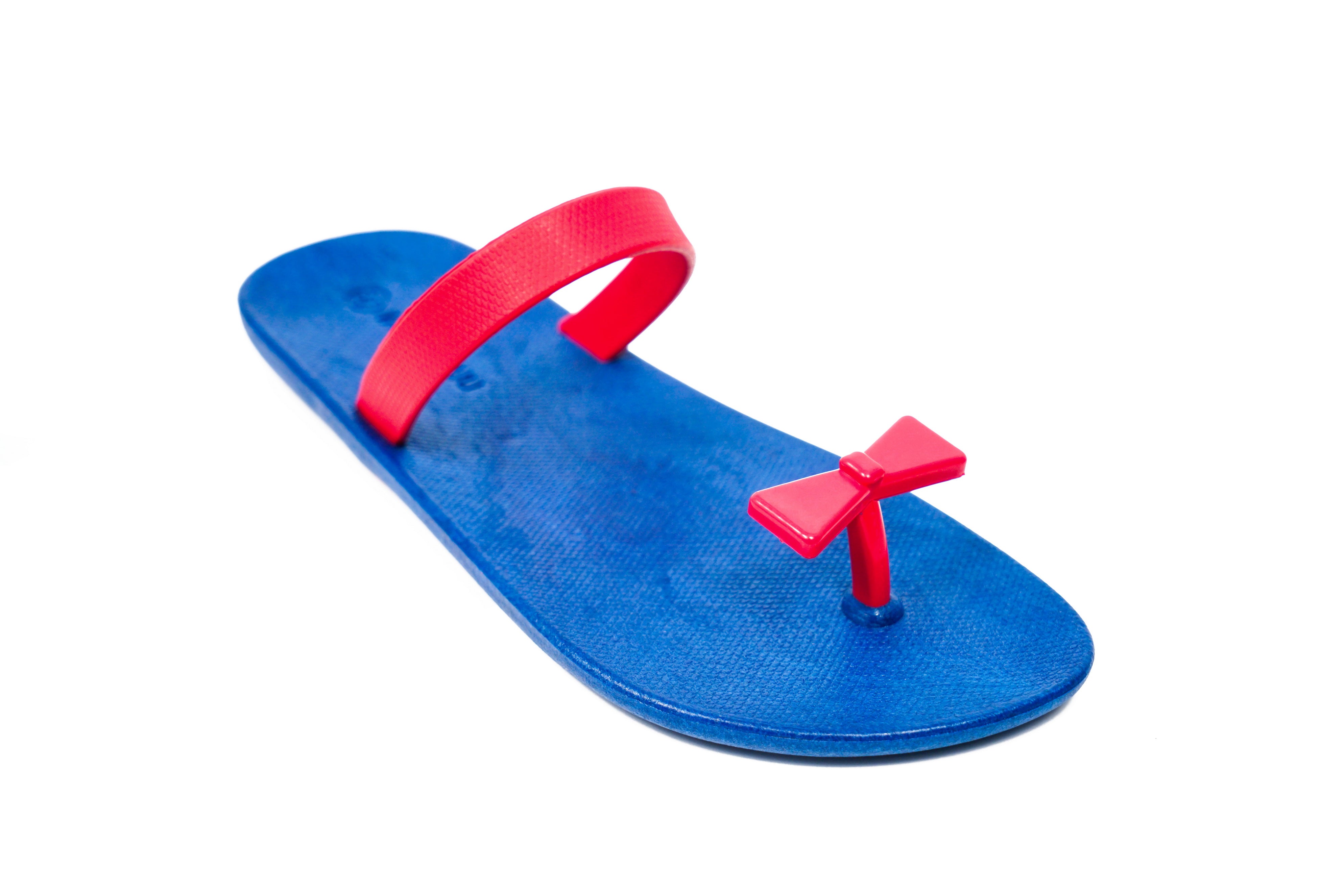 Sweety Bow Blue Sole Pink Strap
