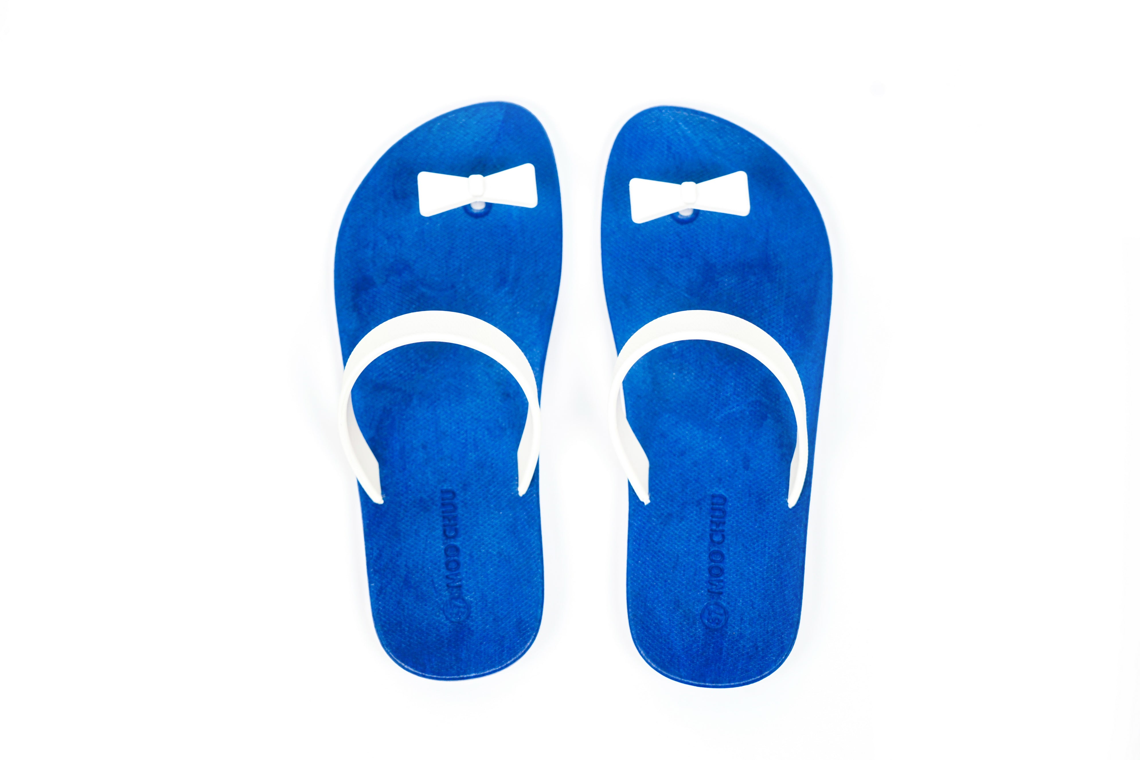 Sweety Bow Blue Sole White Strap