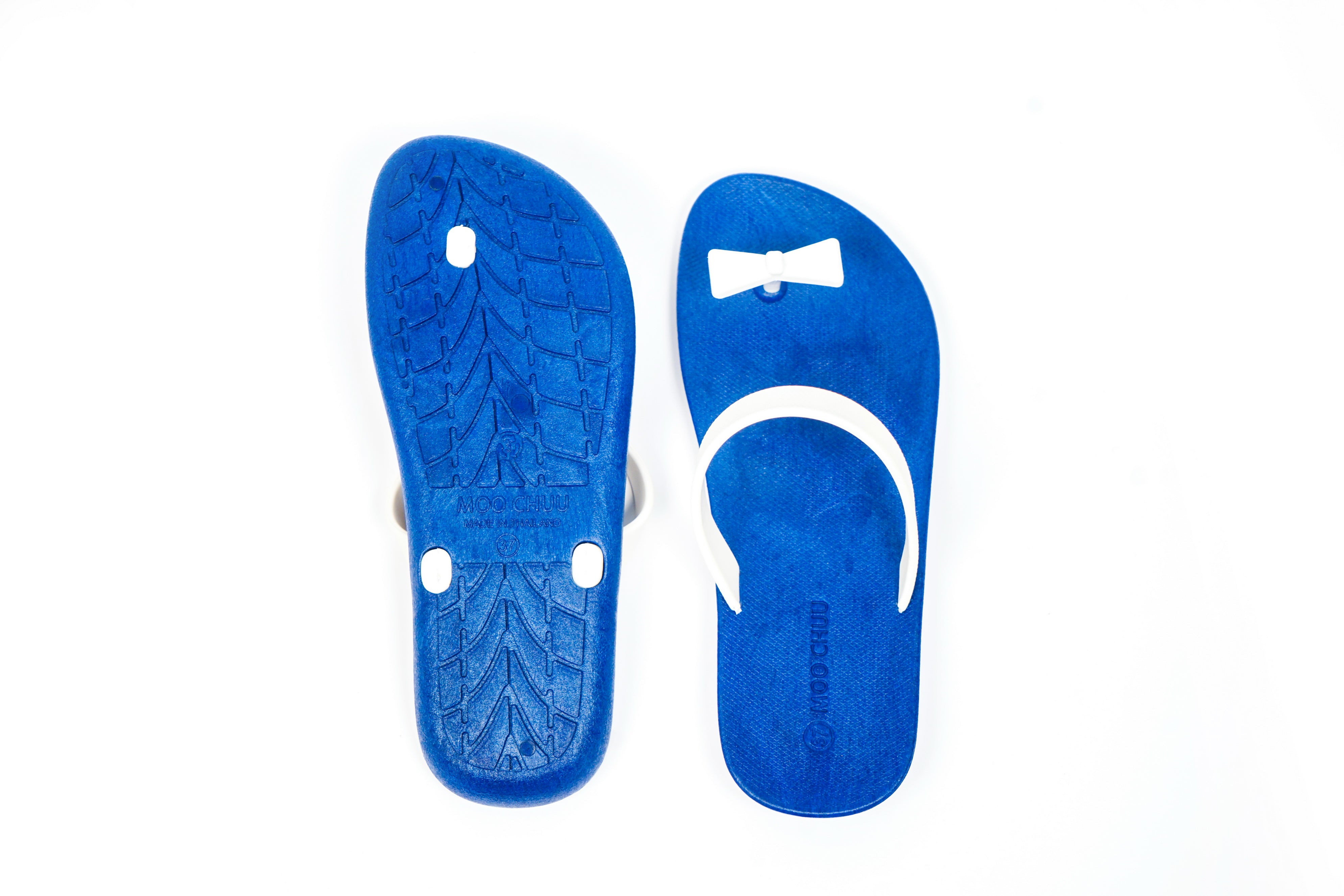 Sweety Bow Blue Sole White Strap