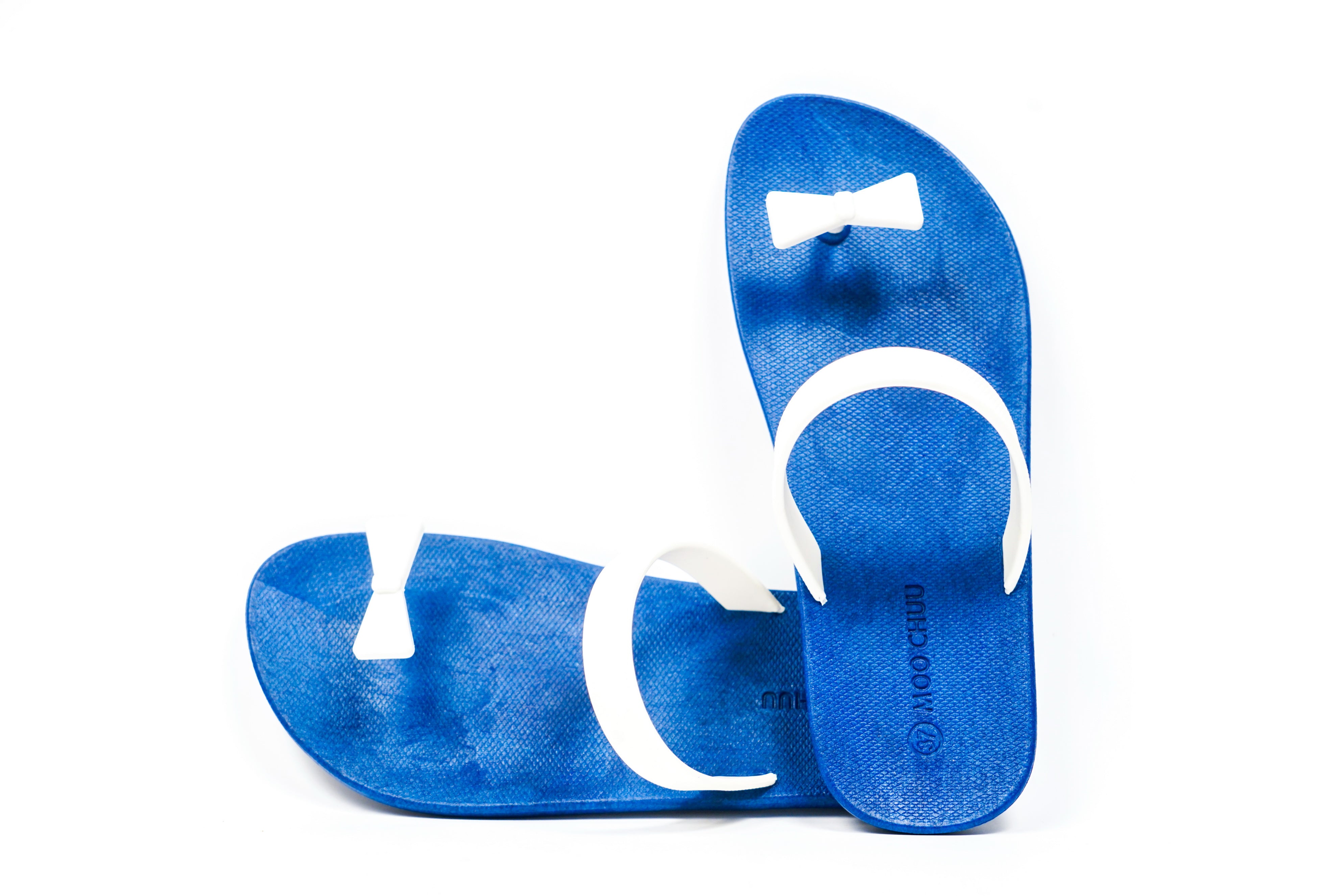 Sweety Bow Blue Sole White Strap