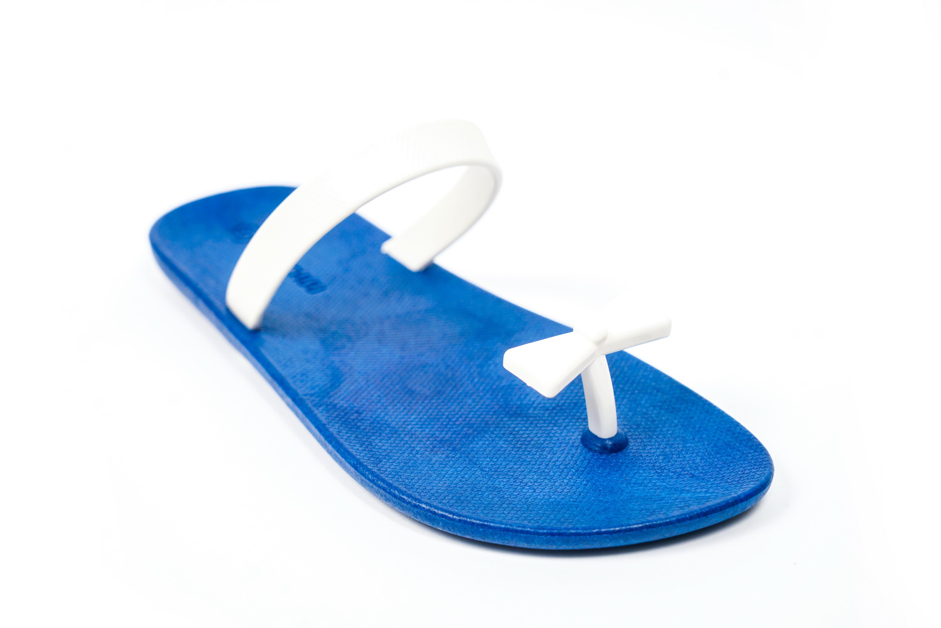 Sweety Bow Blue Sole White Strap