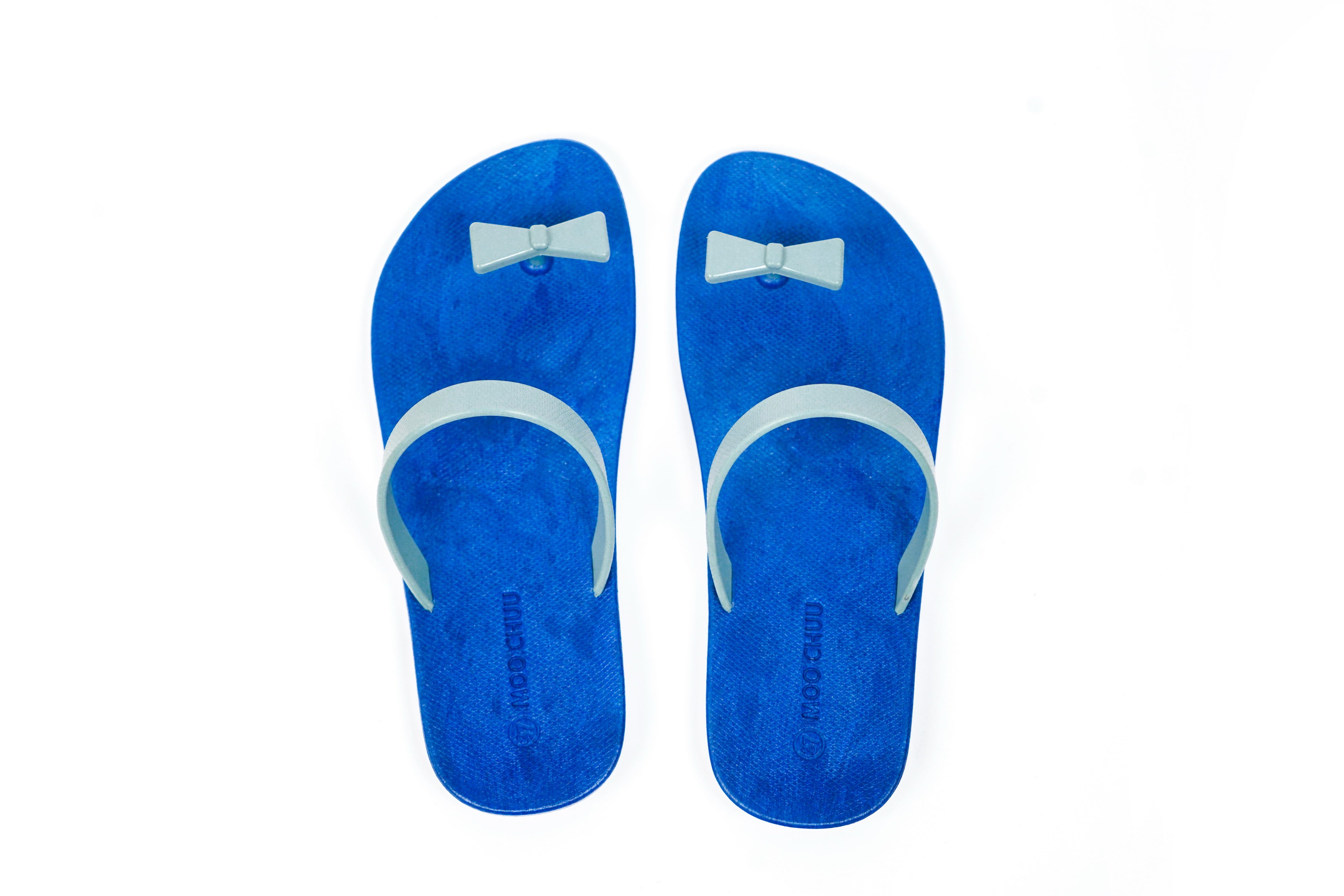 Sweety Bow Blue Sole Grey Strap