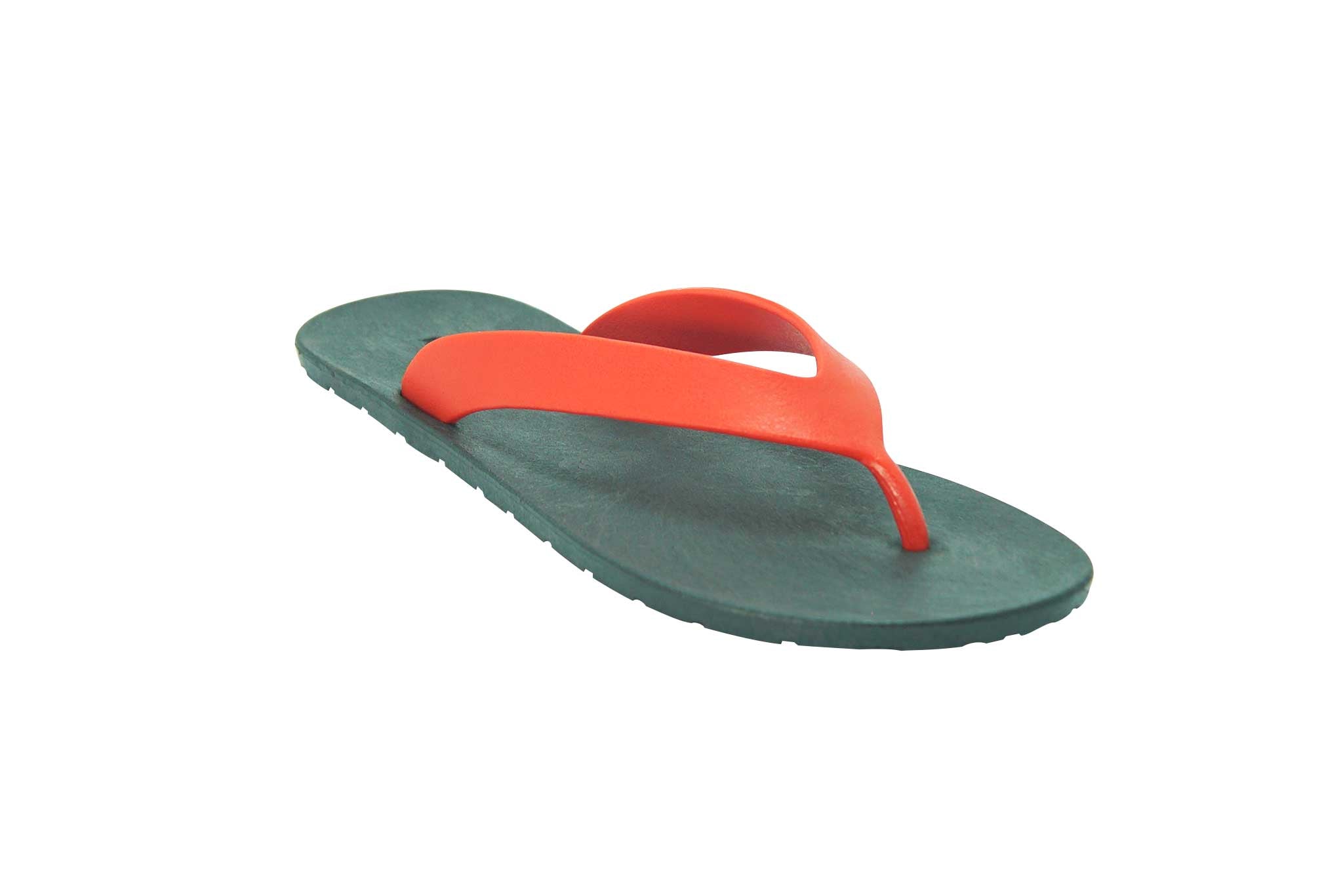 Flippy Black Sole Red Strap