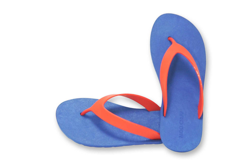 Flippy Blue Sole Red Strap
