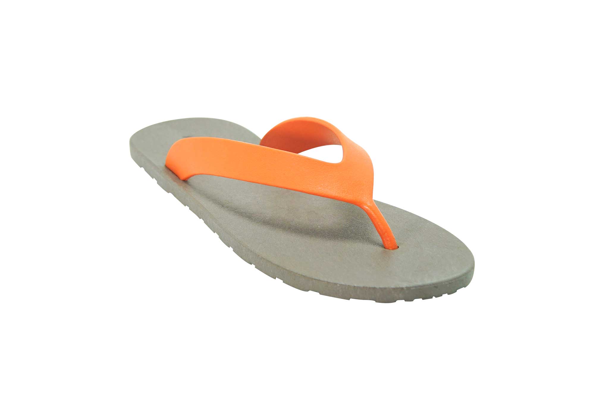 Flippy Brown Sole Orange Strap