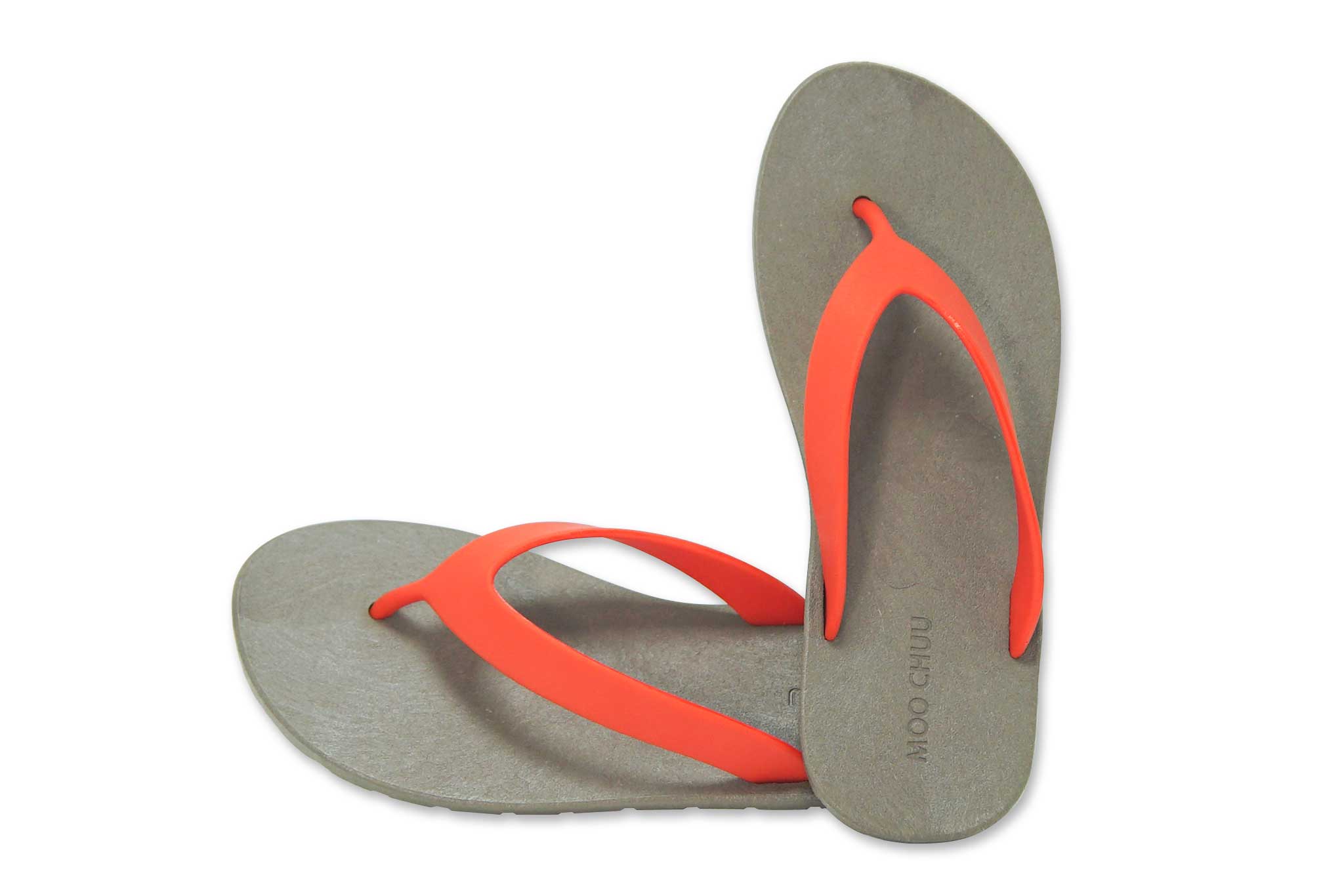 Flippy Brown Sole Red Strap