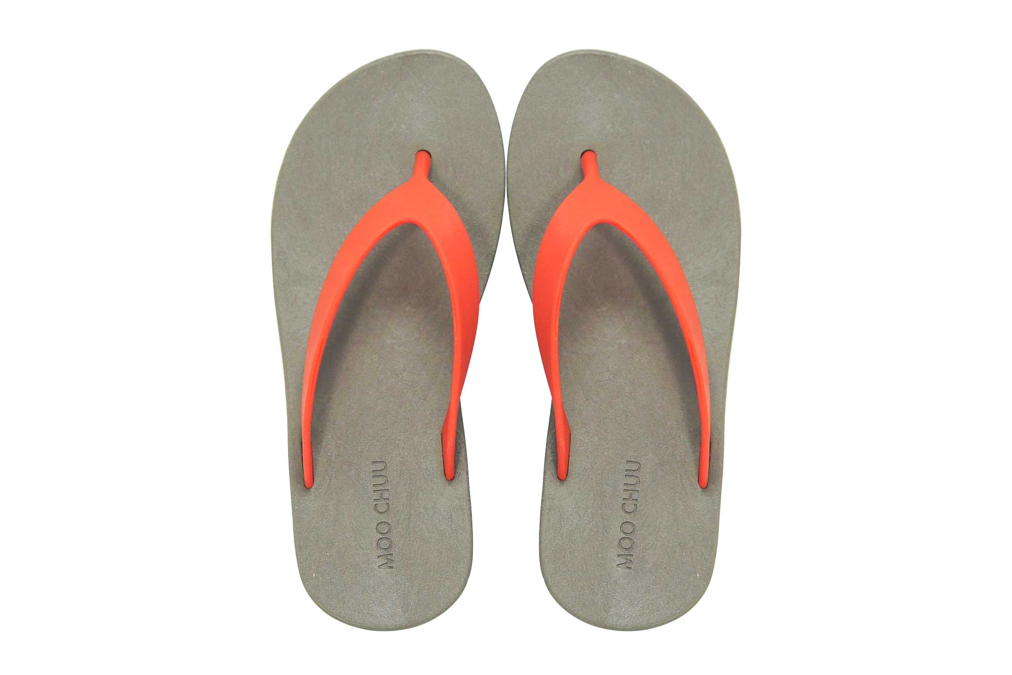 Flippy Brown Sole Red Strap