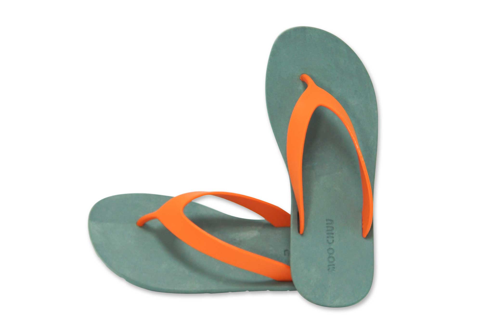 Flippy Grey Sole Orange Strap
