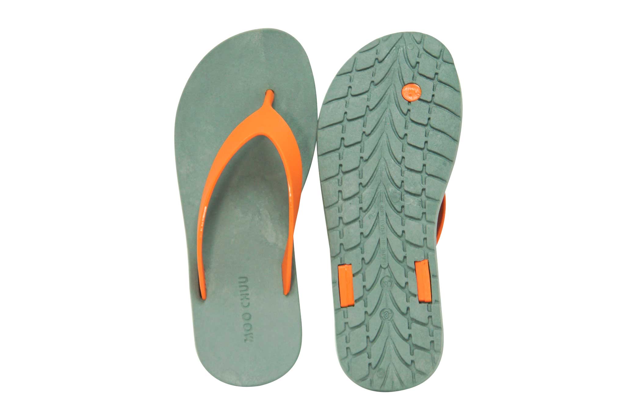Flippy Grey Sole Orange Strap