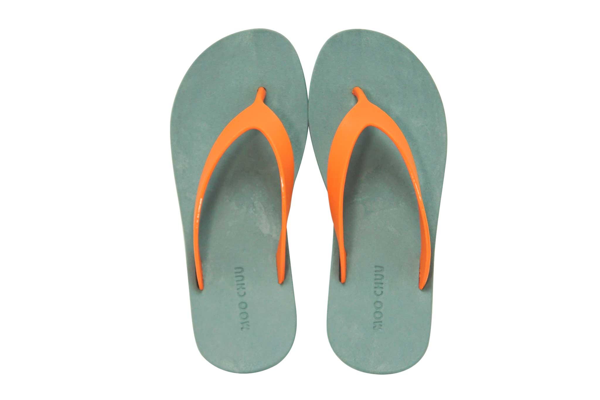 Flippy Grey Sole Orange Strap