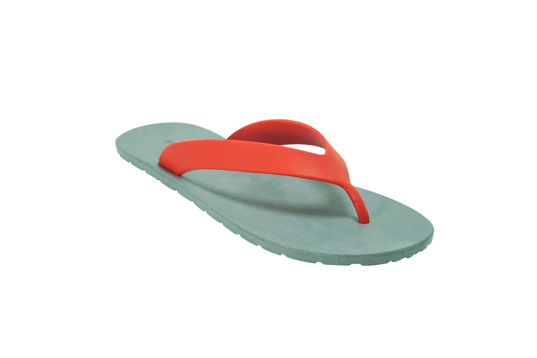 Flippy Grey Sole Red Strap