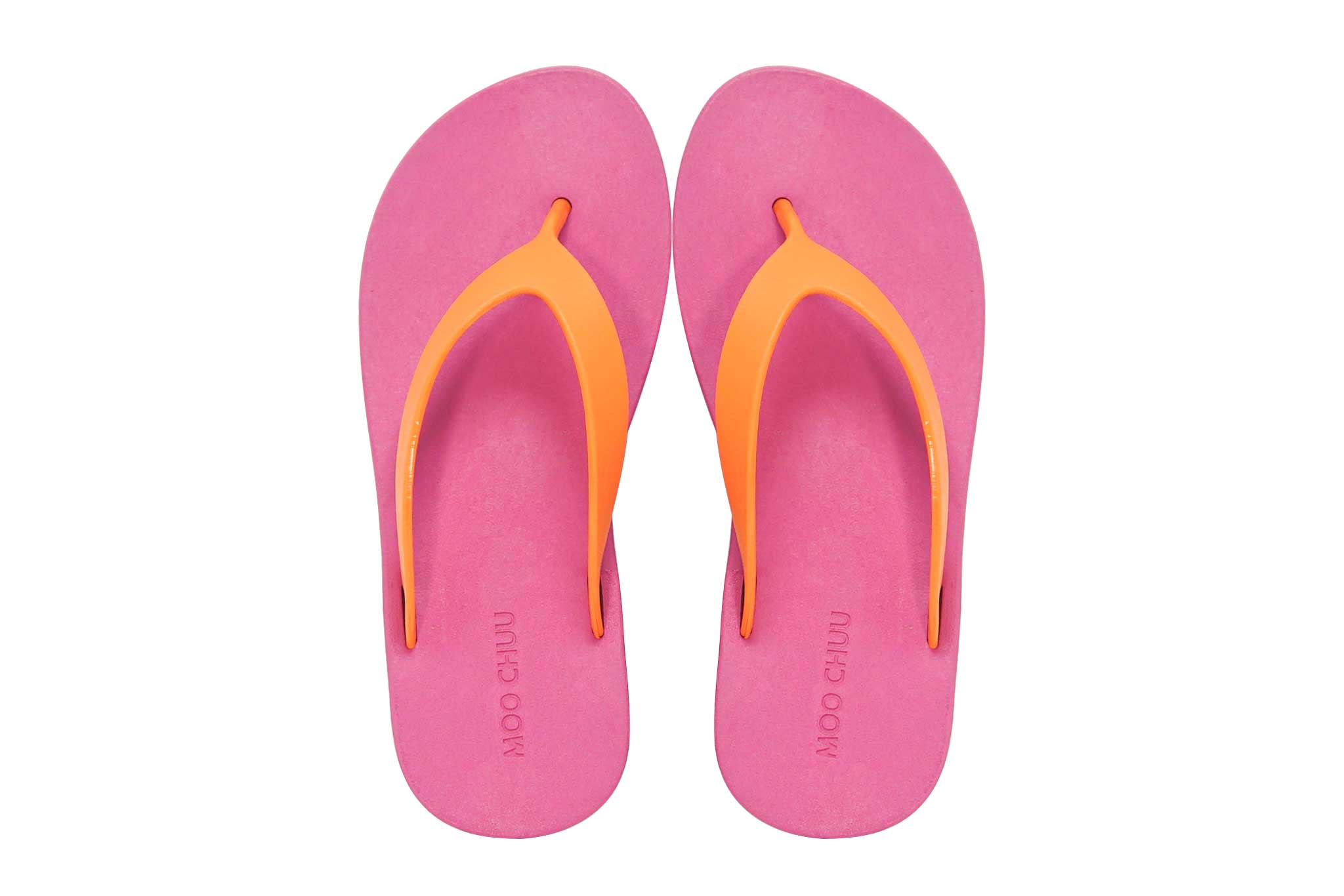 Flippy Pink Sole Orange Strap