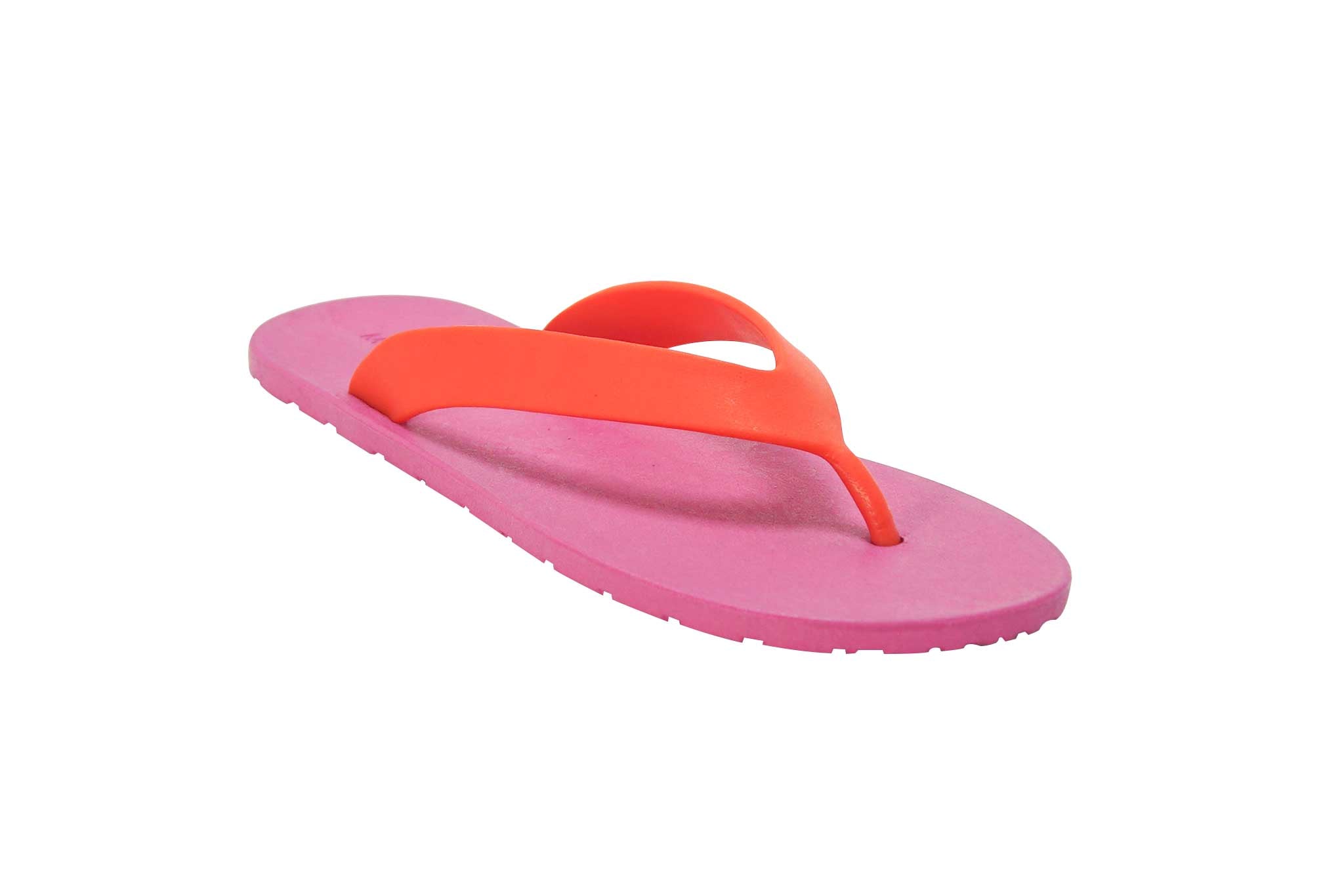 Flippy Pink Sole Red Strap
