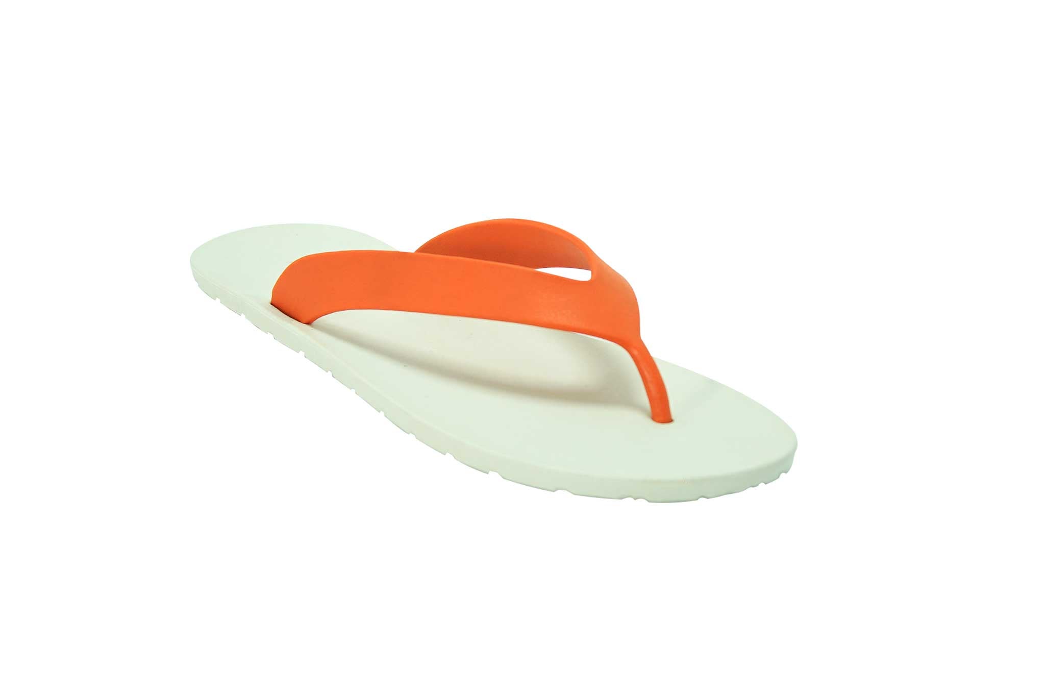 Flippy White Sole Orange Strap