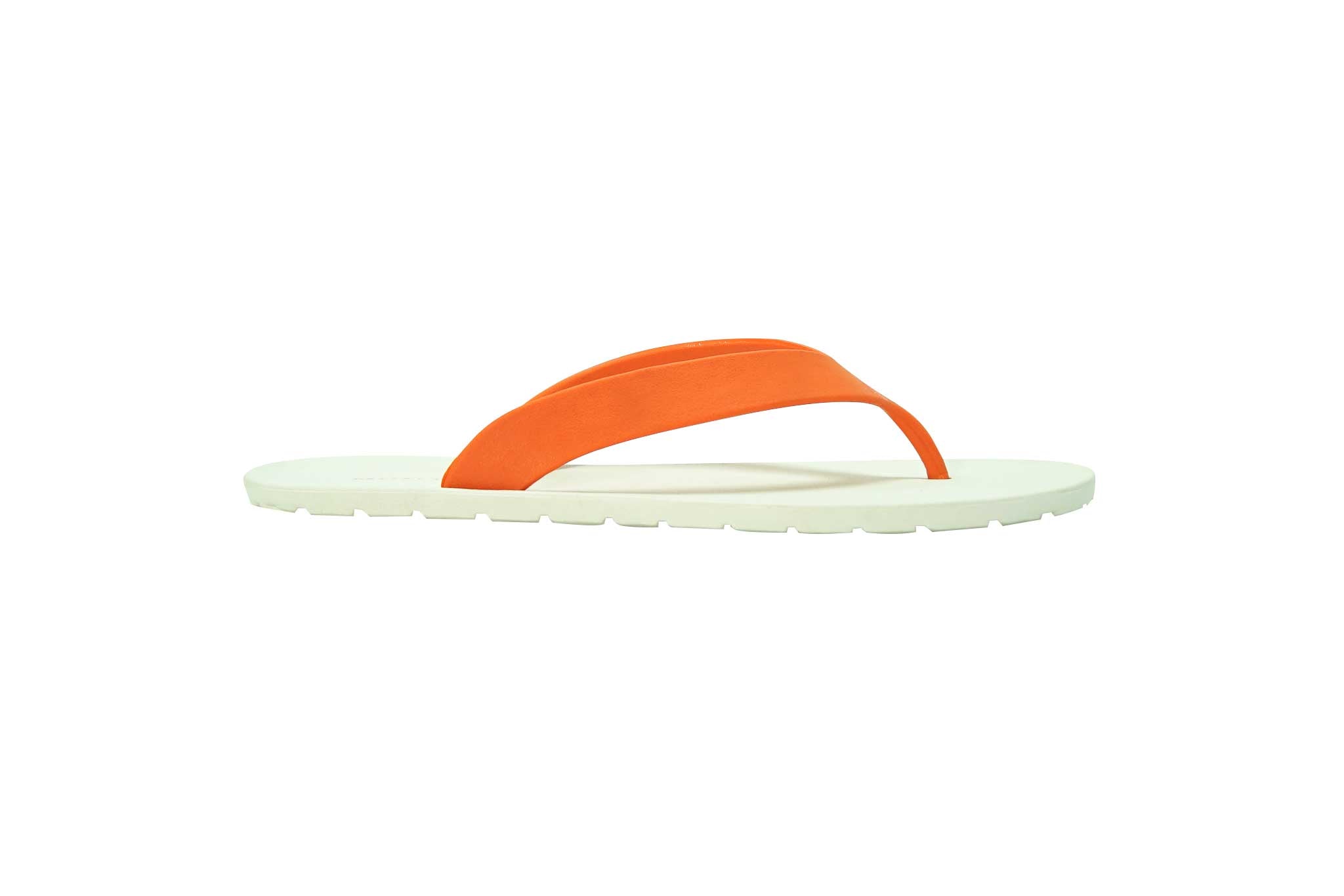 Flippy White Sole Orange Strap
