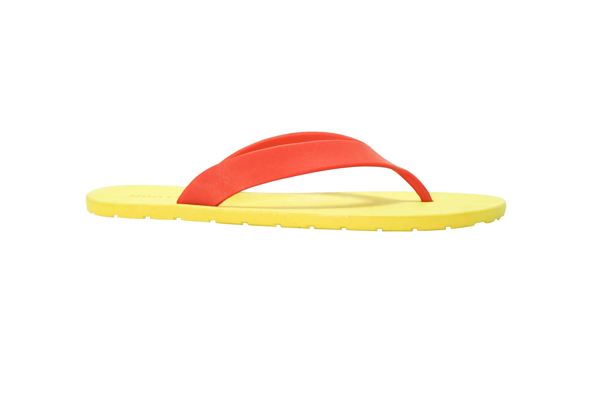 Flippy Yellow Sole Red Strap