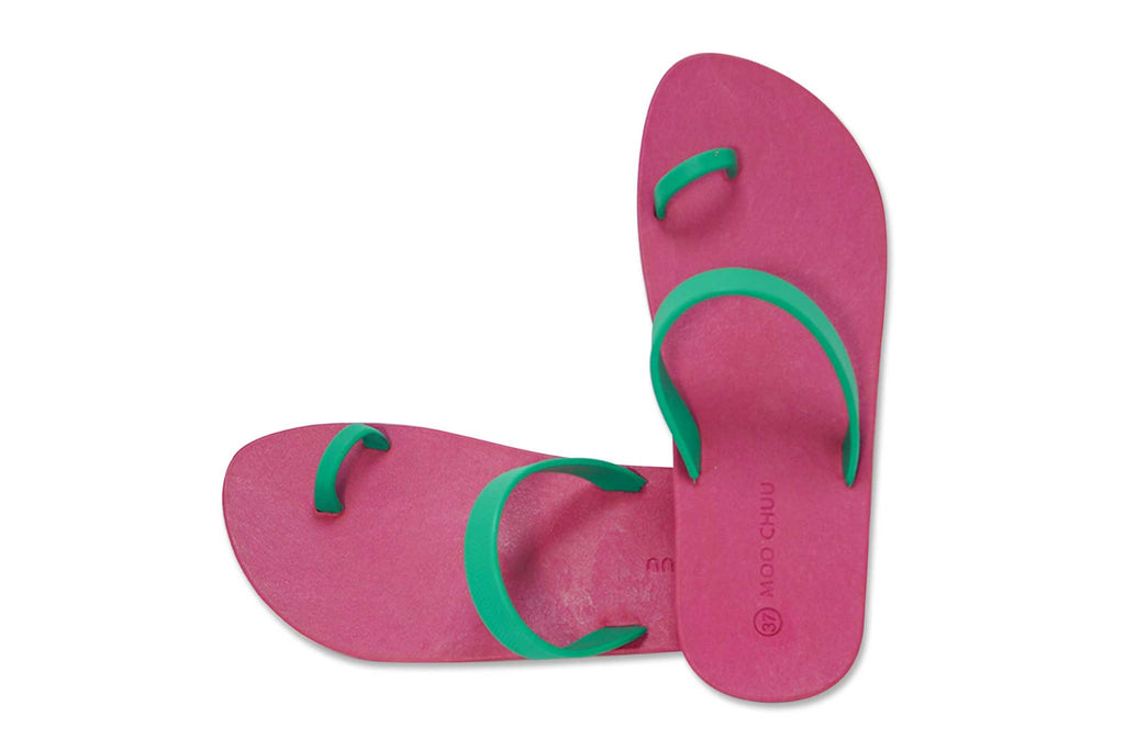 Sweety Pop Pink Sole Green Strap