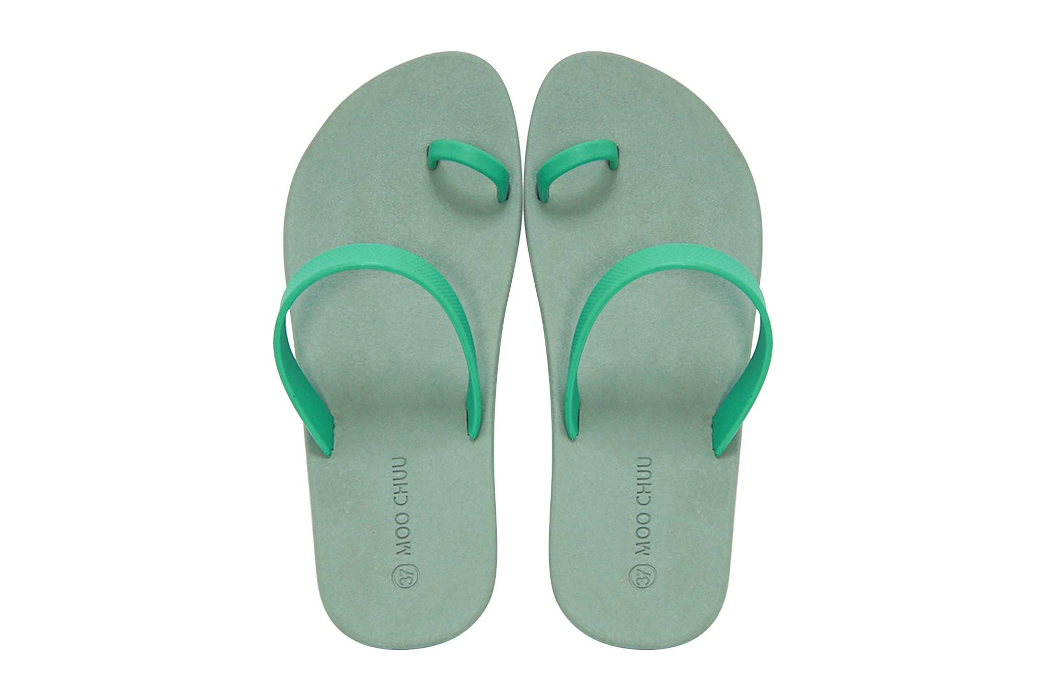 Sweety Pop Grey Sole Green Strap