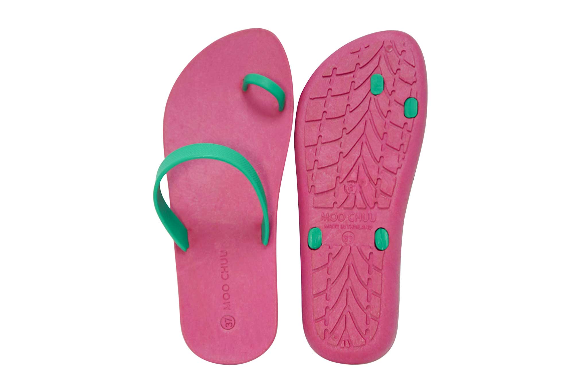 Sweety Pop Pink Sole Green Strap